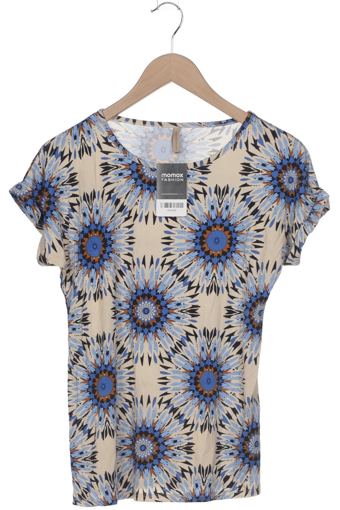 

soyaconcept Damen T-Shirt, blau, Gr. 34