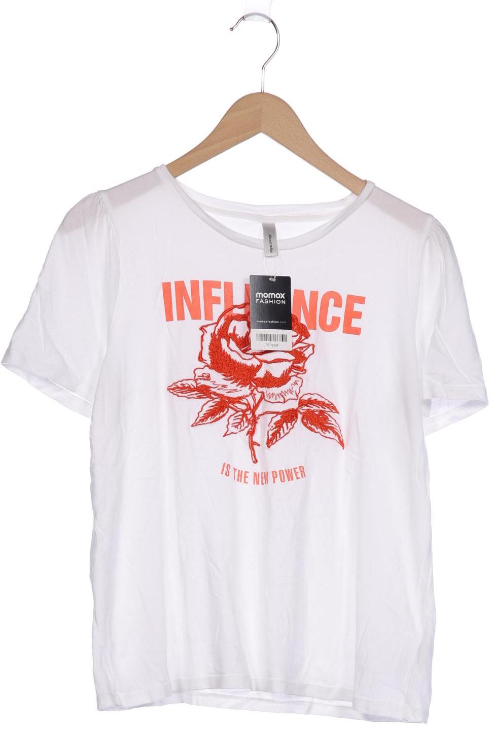 

soyaconcept Damen T-Shirt, weiß, Gr. 42