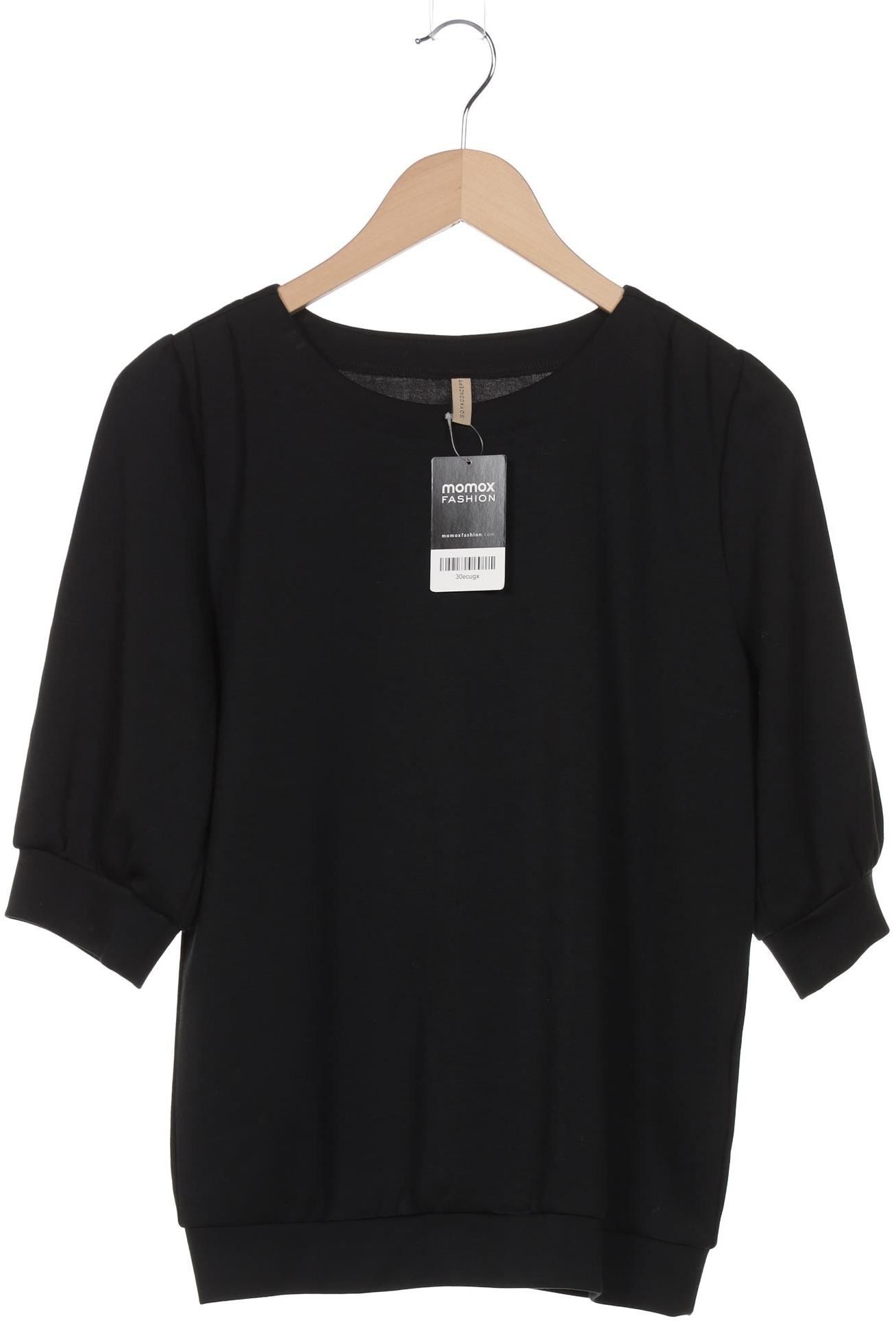 

soyaconcept Damen T-Shirt, schwarz, Gr. 36
