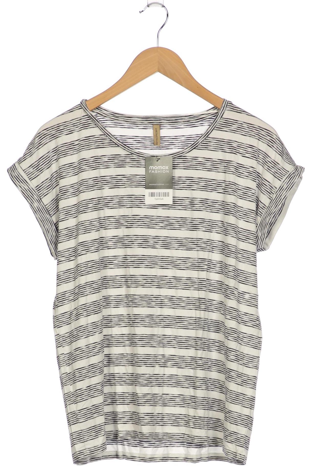 

soyaconcept Damen T-Shirt, weiß, Gr. 42
