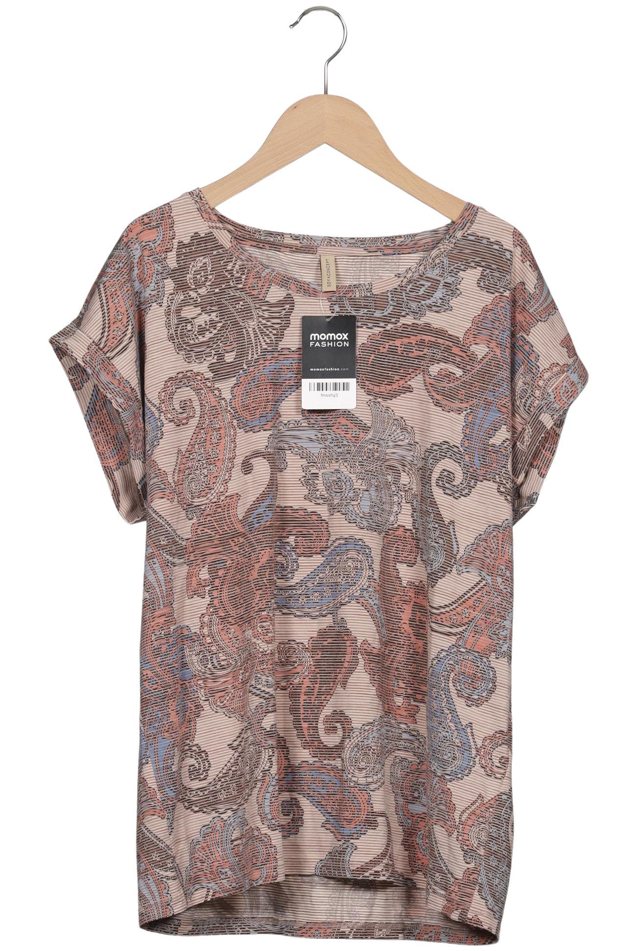 

soyaconcept Damen T-Shirt, beige, Gr. 42