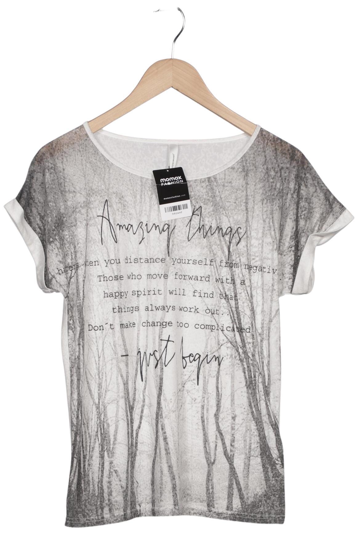 

soyaconcept Damen T-Shirt, weiß, Gr. 34