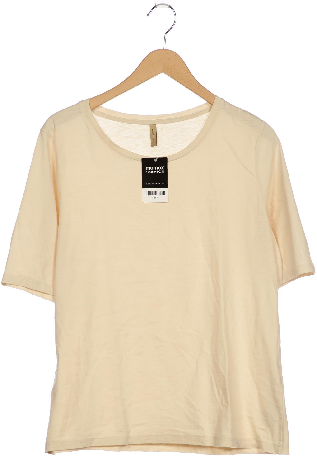

soyaconcept Damen T-Shirt, beige, Gr. 46