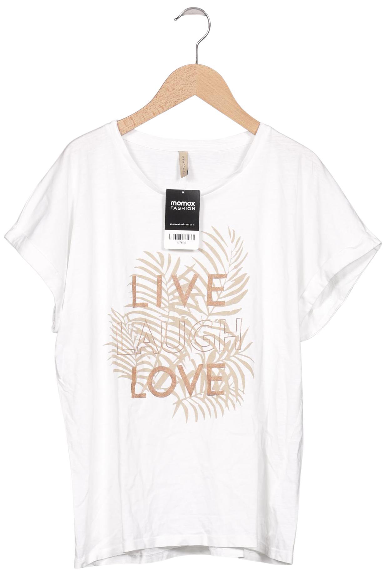 

soyaconcept Damen T-Shirt, weiß, Gr. 42