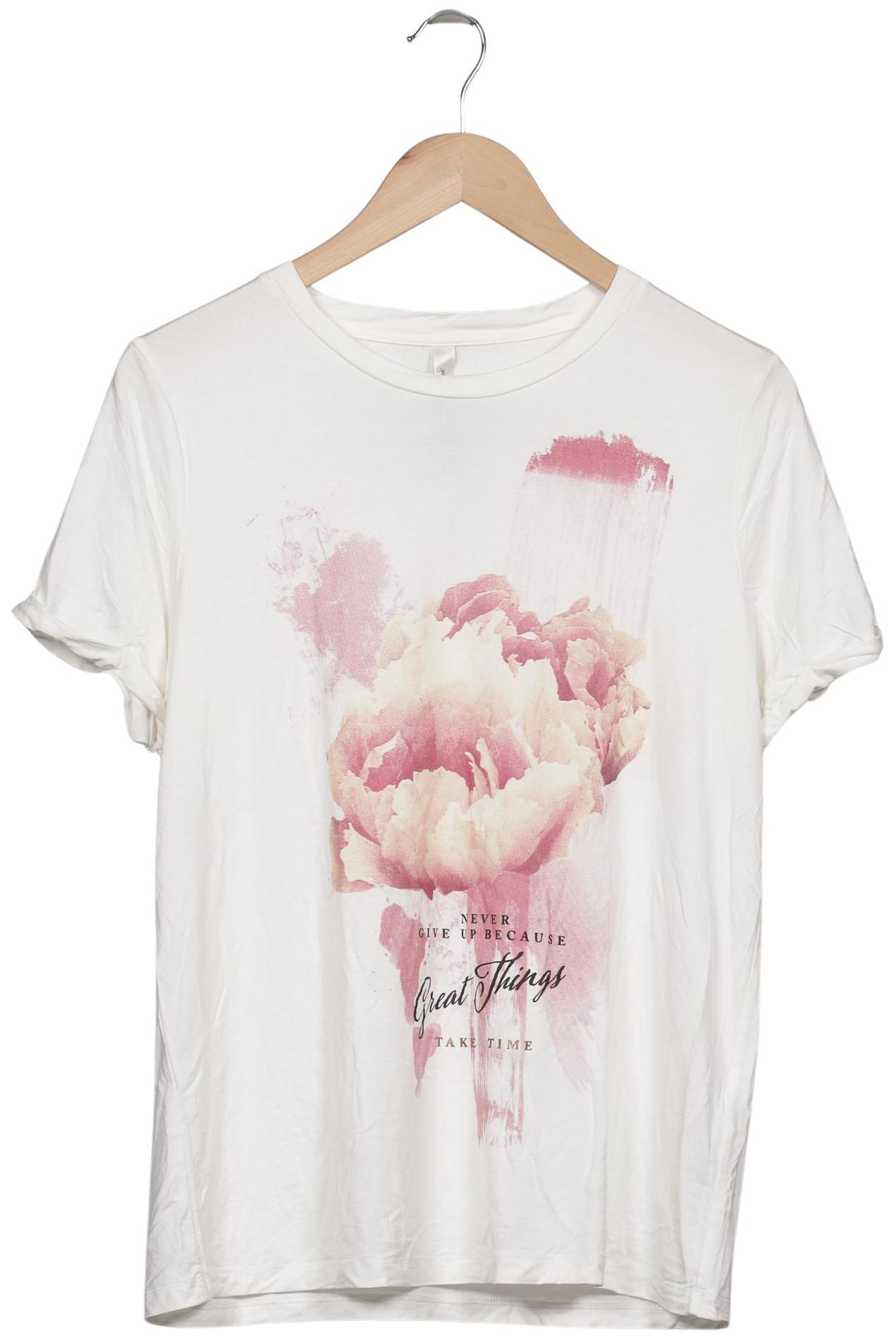 

soyaconcept Damen T-Shirt, weiß, Gr. 42