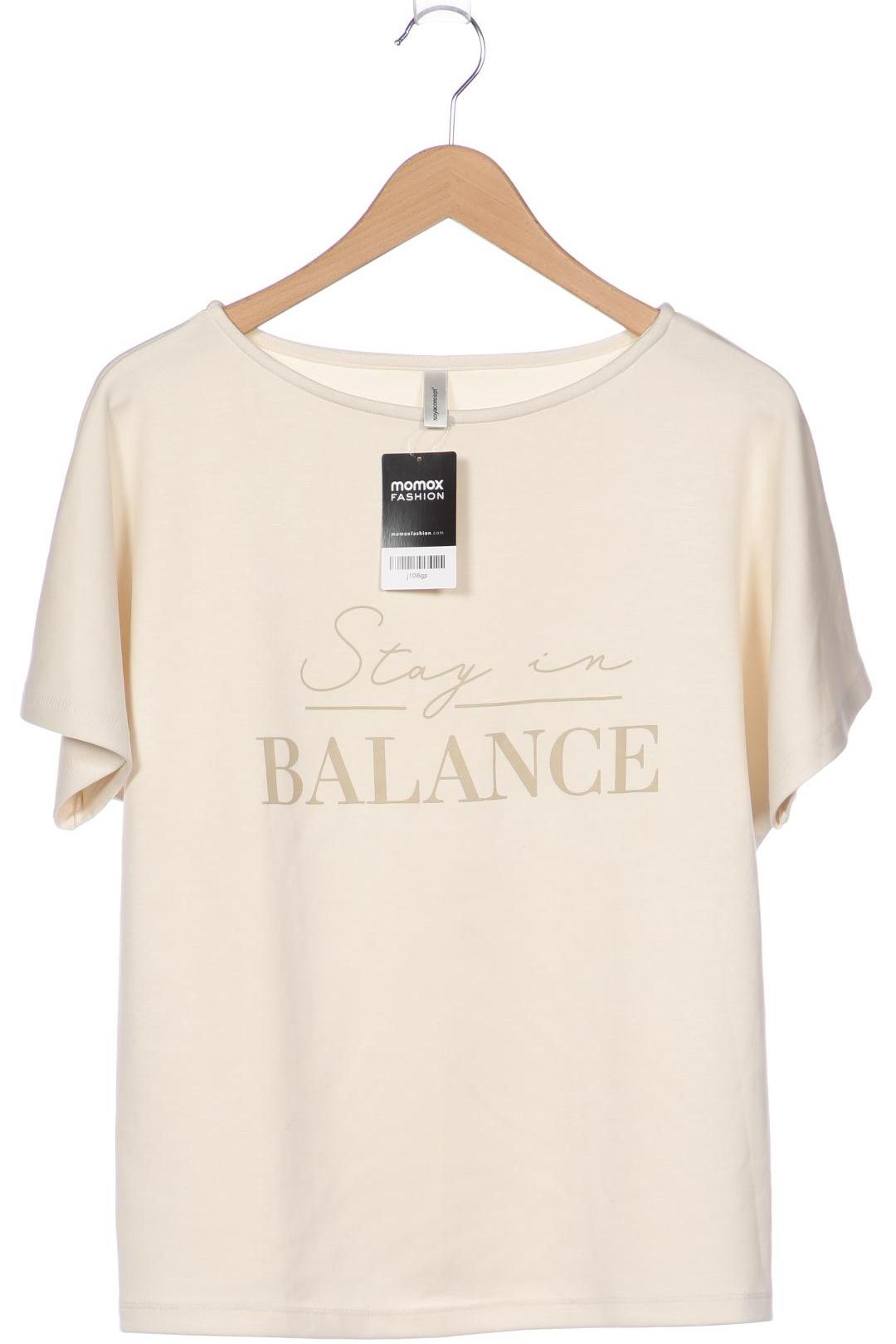 

soyaconcept Damen T-Shirt, cremeweiß