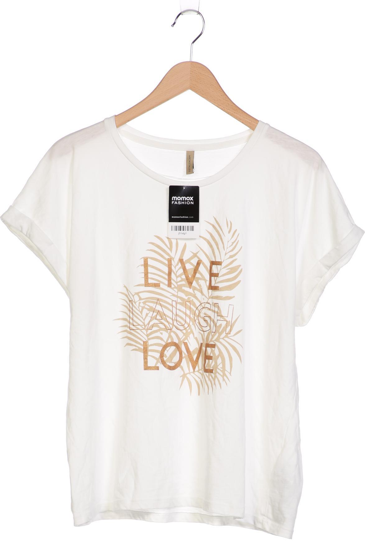 

soyaconcept Damen T-Shirt, weiß, Gr. 44