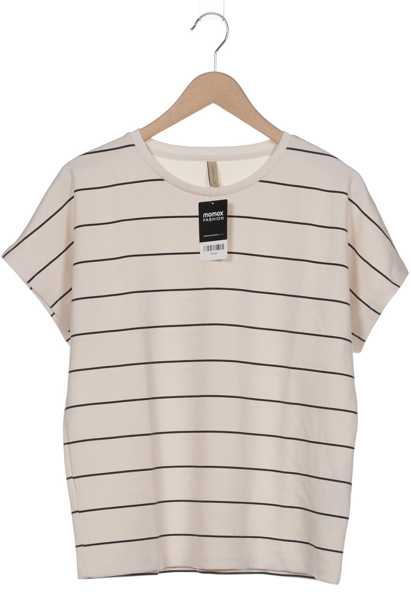 

soyaconcept Damen T-Shirt, cremeweiß, Gr. 38