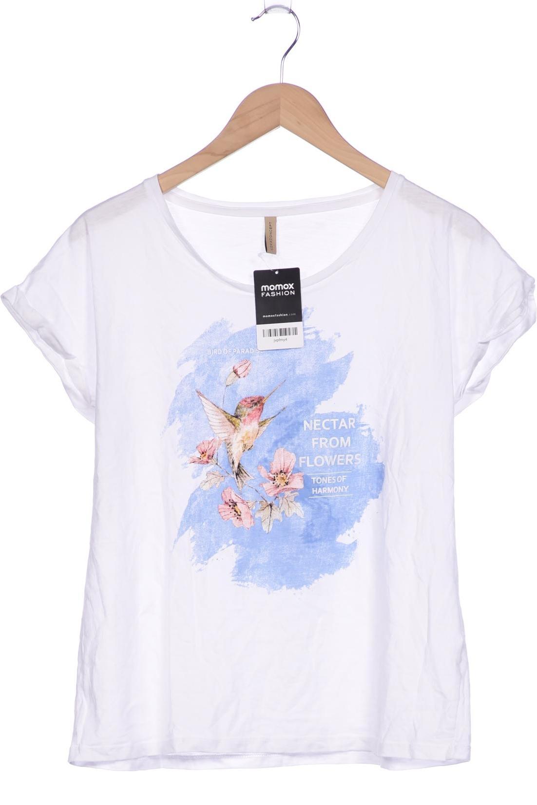 

soyaconcept Damen T-Shirt, weiß, Gr. 42