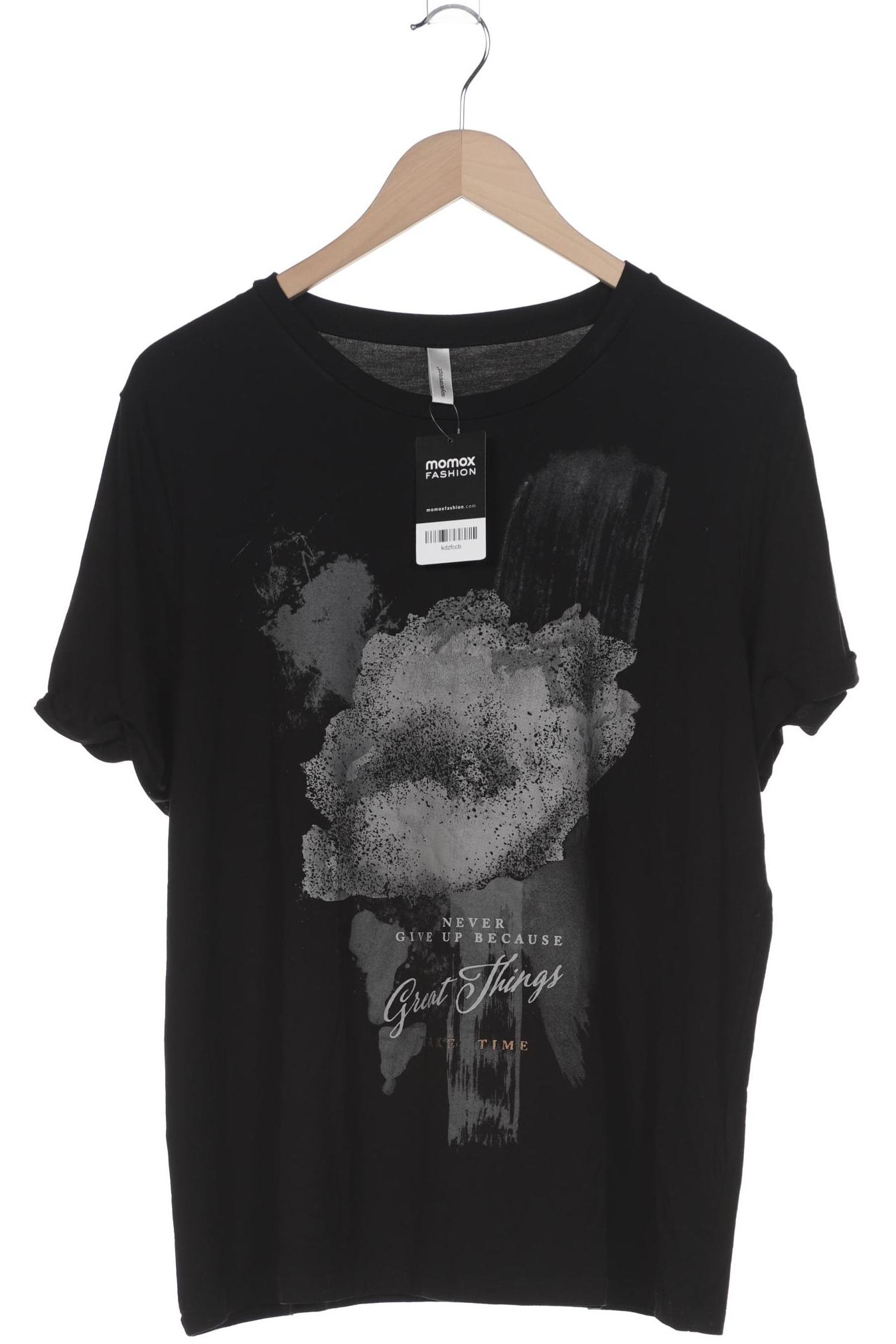 

soyaconcept Damen T-Shirt, schwarz, Gr. 44