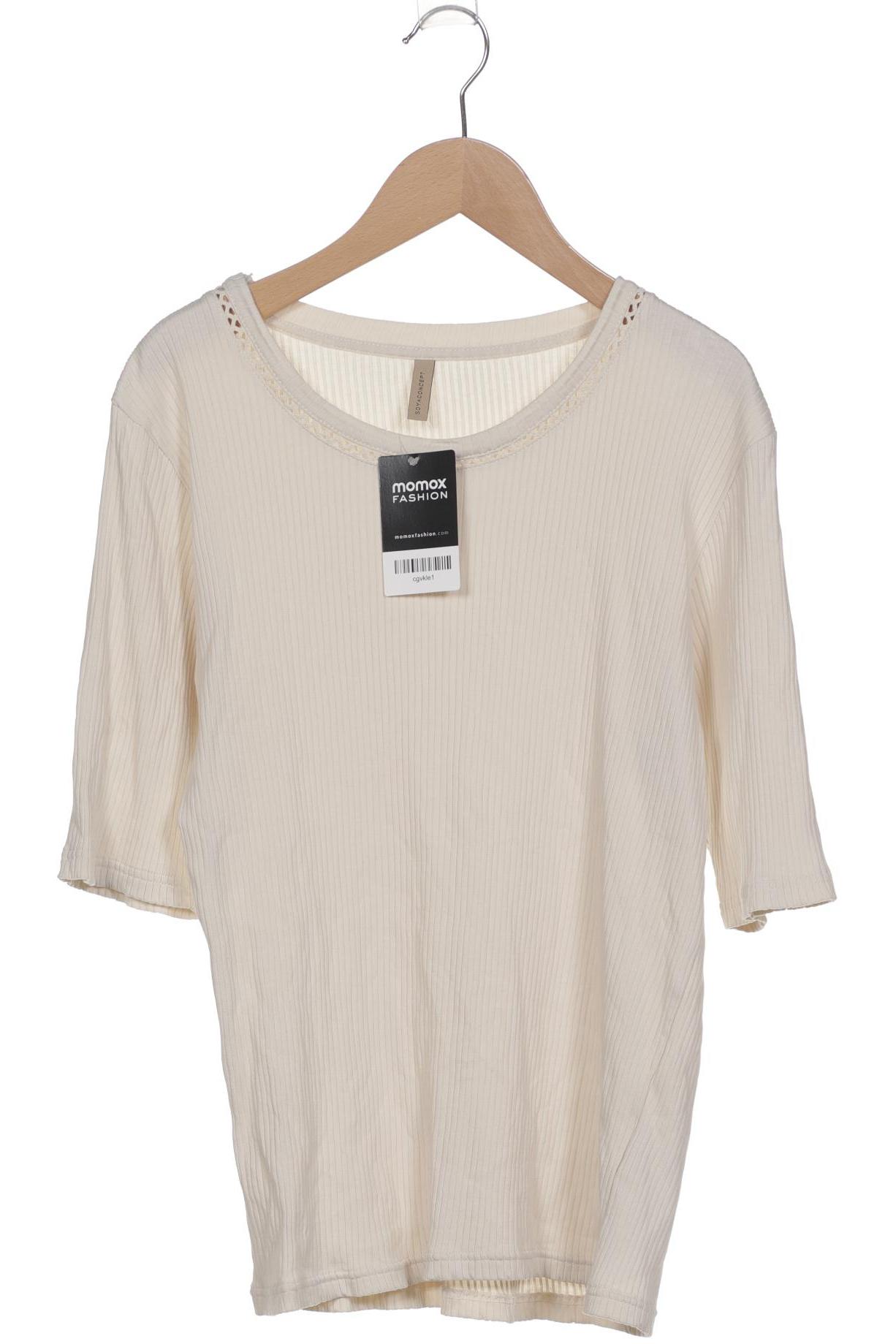 

soyaconcept Damen T-Shirt, cremeweiß, Gr. 42