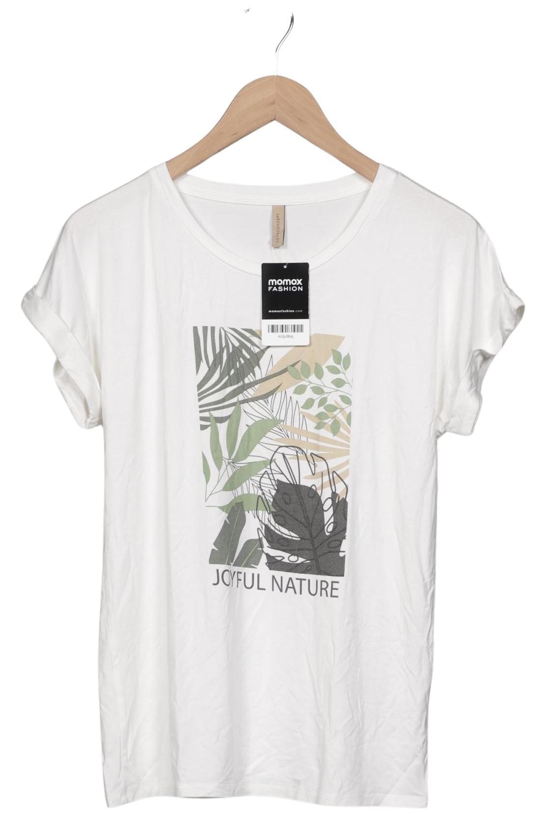 

soyaconcept Damen T-Shirt, weiß, Gr. 36