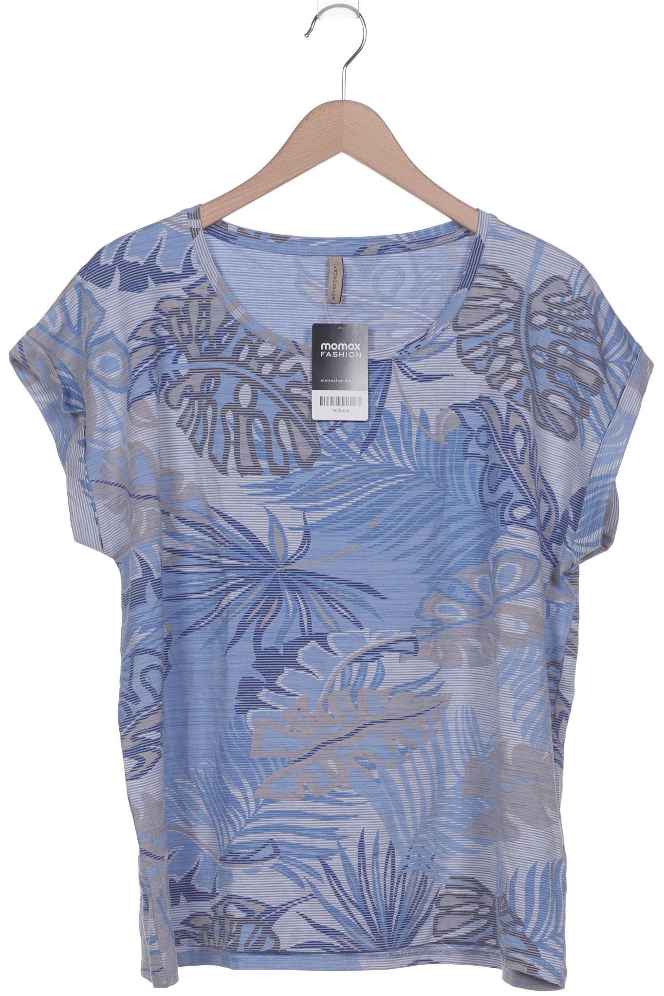 

soyaconcept Damen T-Shirt, blau, Gr. 46