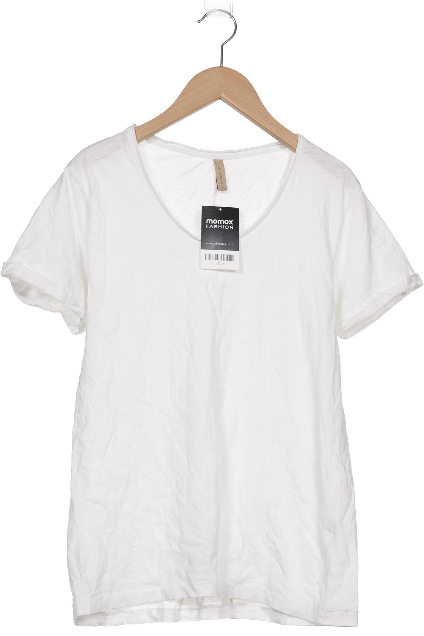 

soyaconcept Damen T-Shirt, weiß, Gr. 36