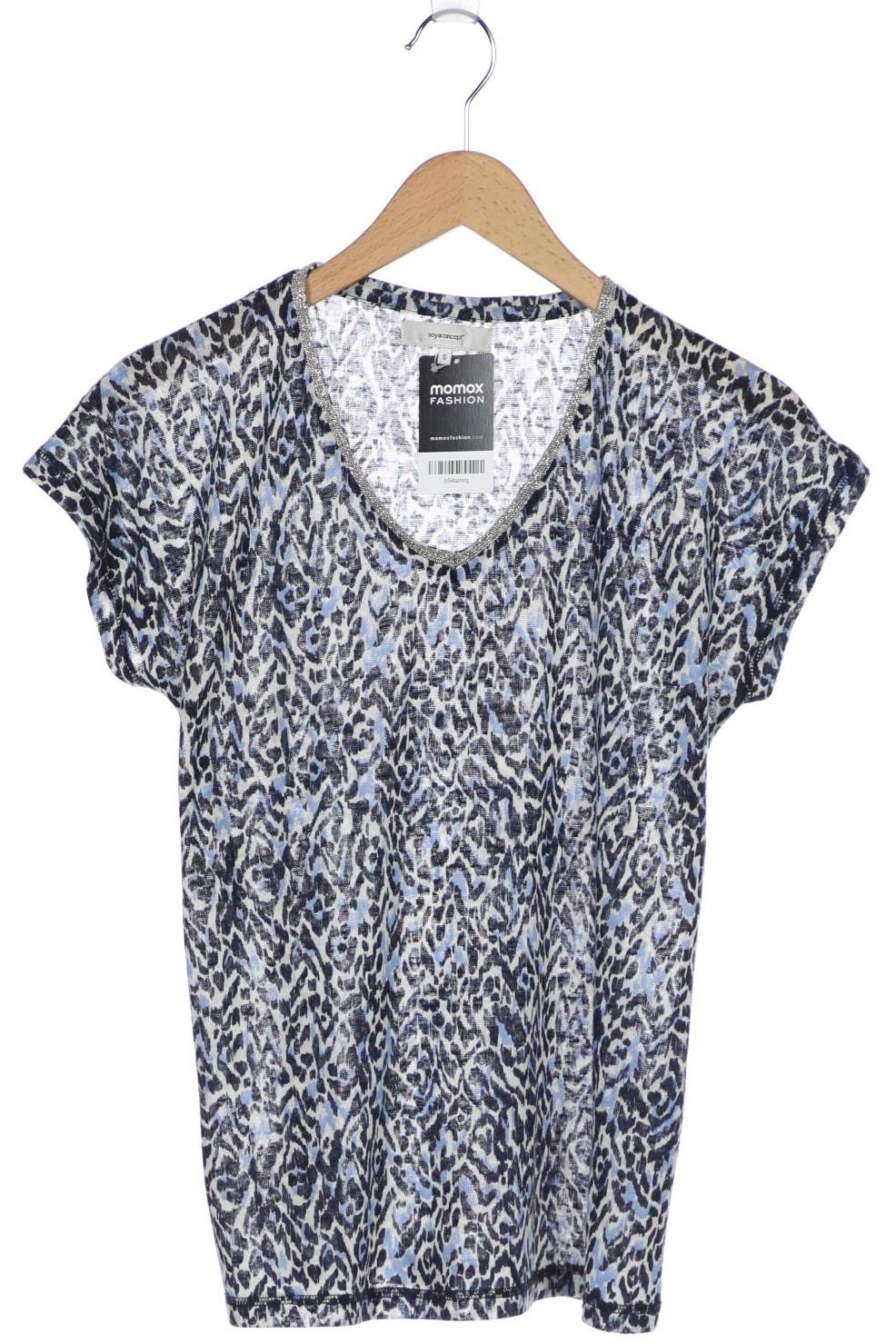 

soyaconcept Damen T-Shirt, blau, Gr. 36