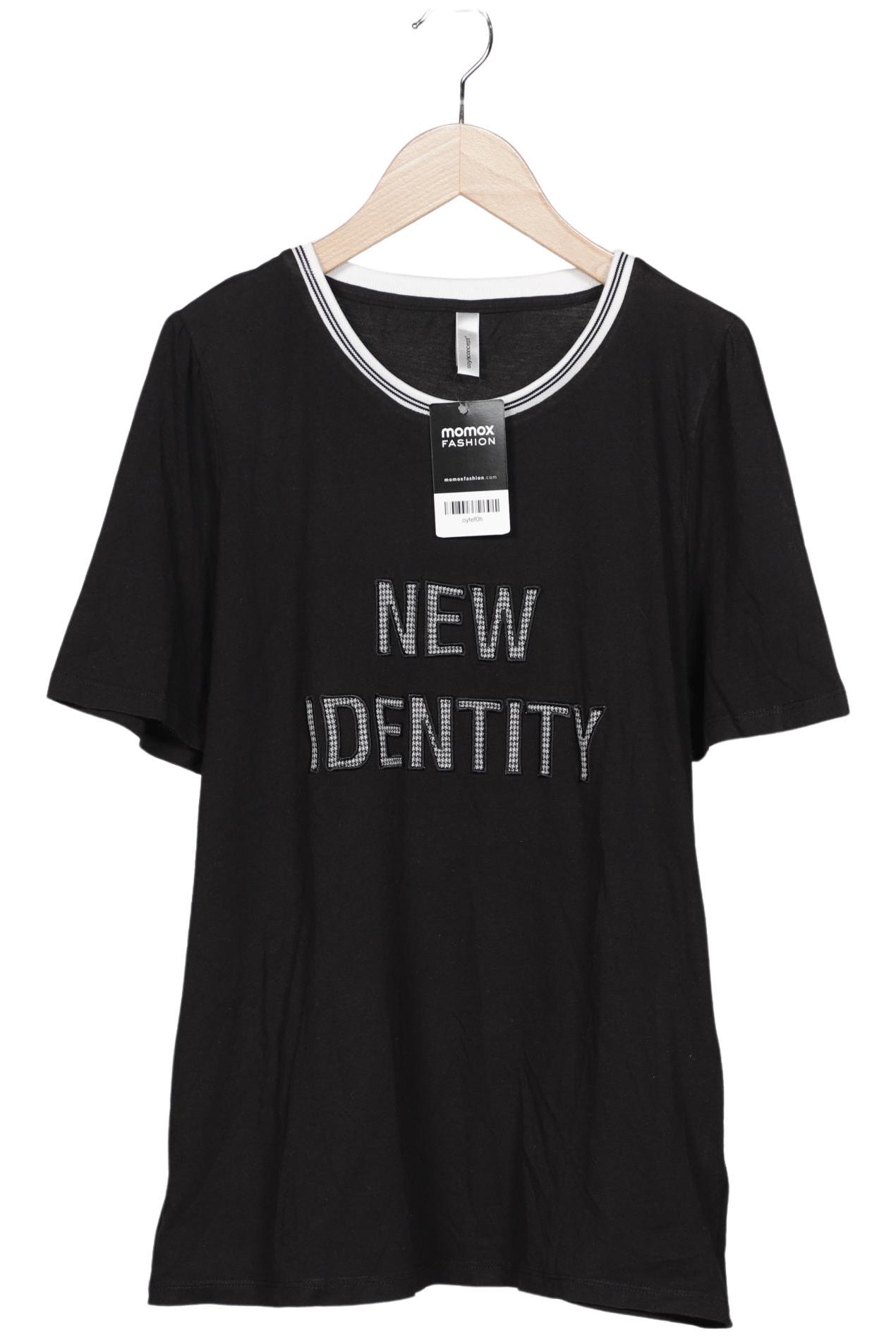 

soyaconcept Damen T-Shirt, schwarz, Gr. 44