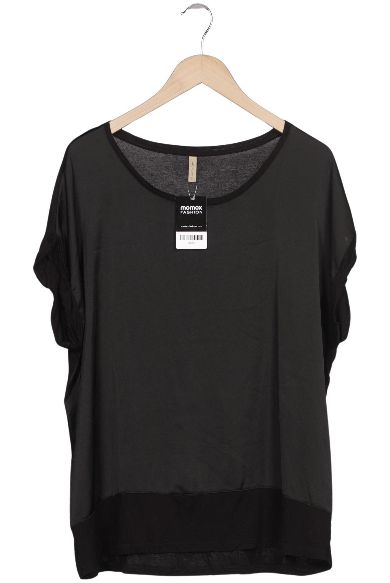 

soyaconcept Damen T-Shirt, schwarz, Gr. 46