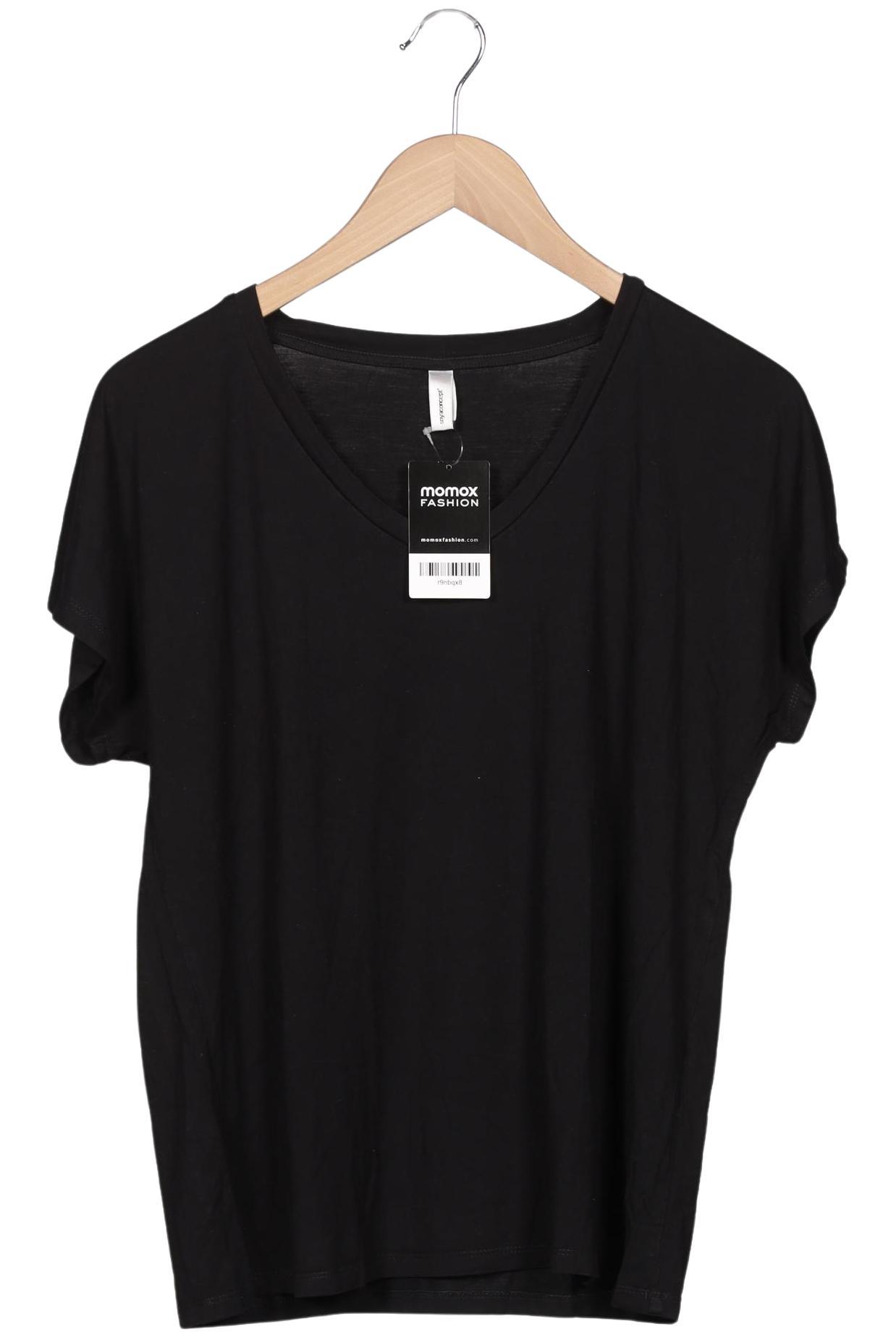 

soyaconcept Damen T-Shirt, schwarz, Gr. 38