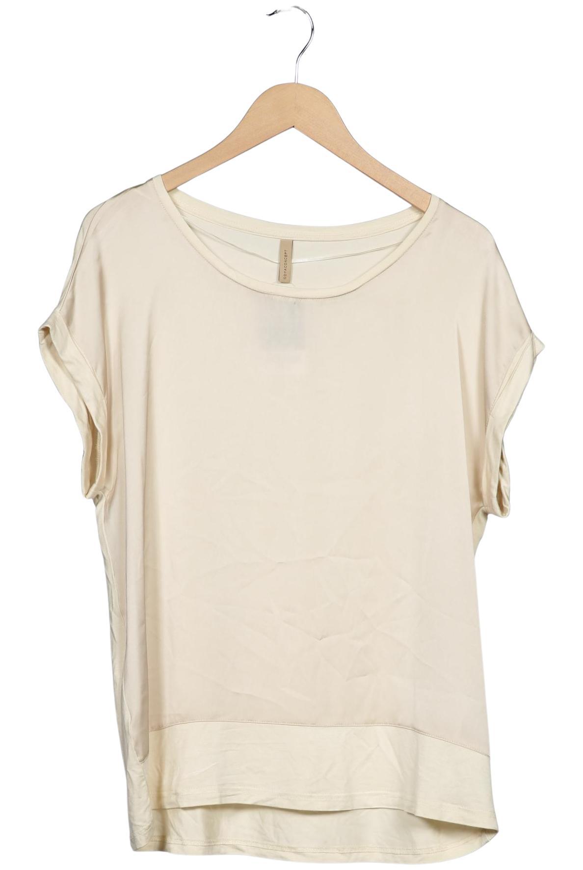 

soyaconcept Damen T-Shirt, cremeweiß, Gr. 42
