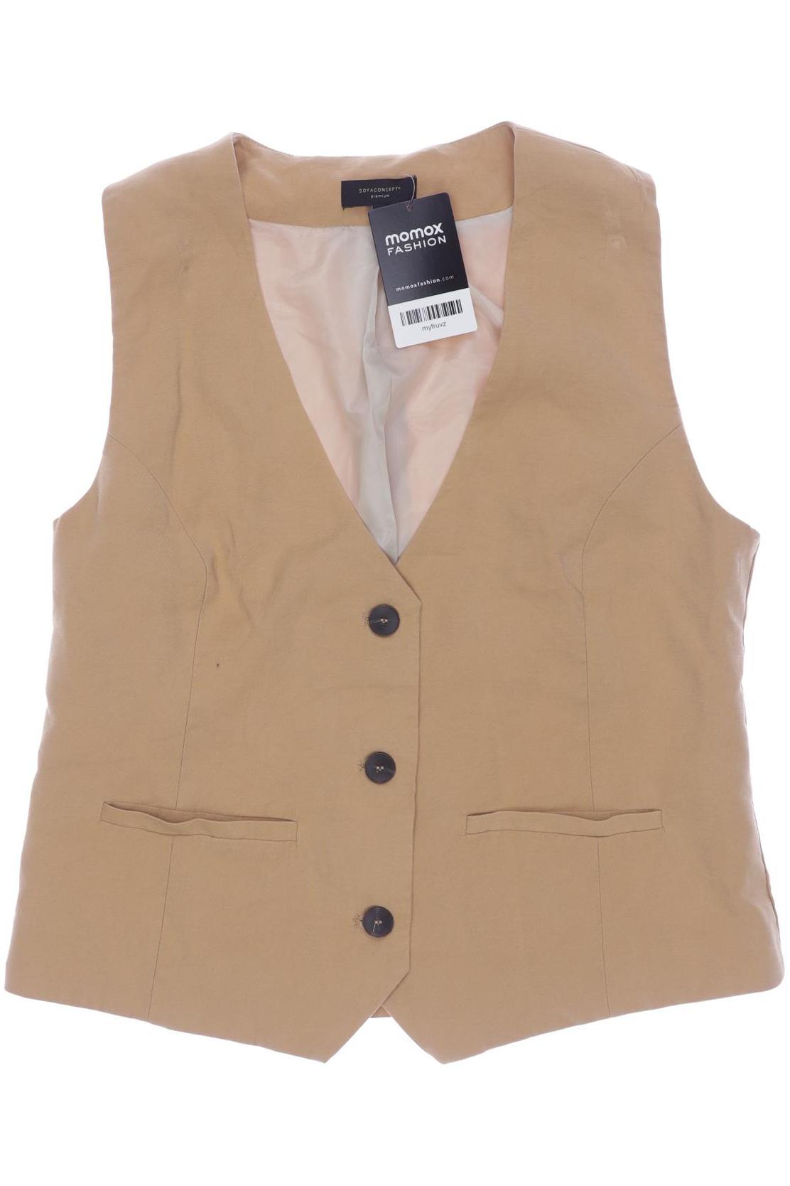 

soyaconcept Damen Weste, beige, Gr. 40