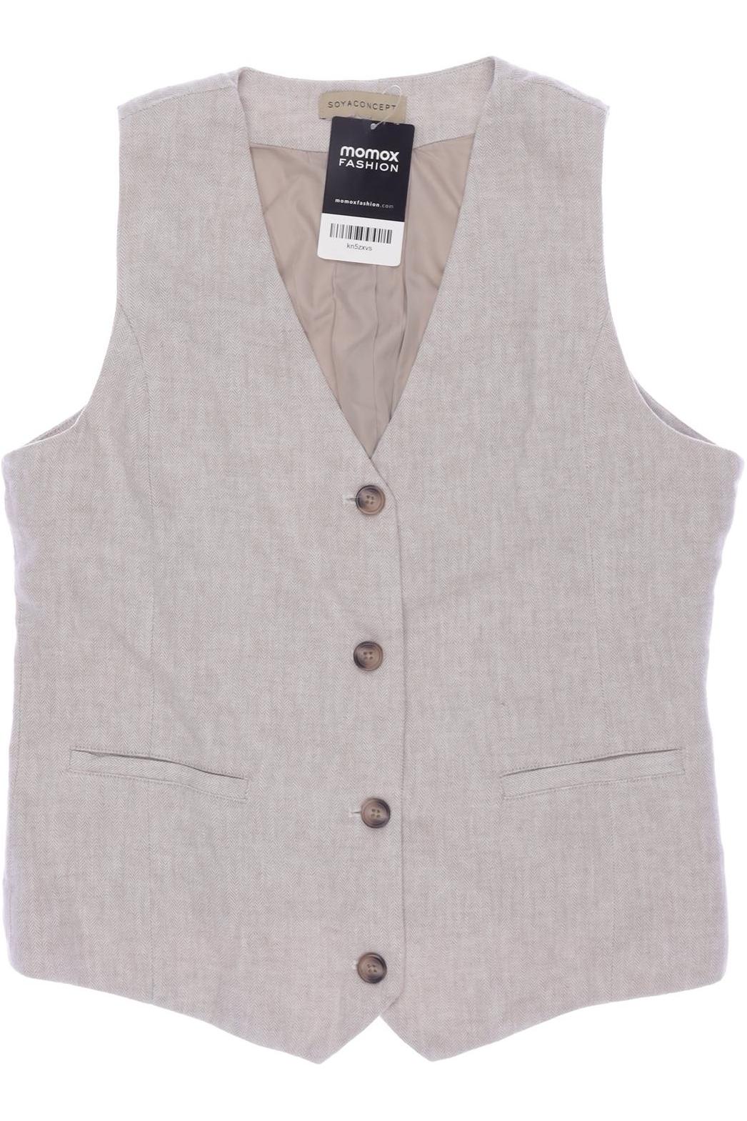 

soyaconcept Damen Weste, beige, Gr. 36