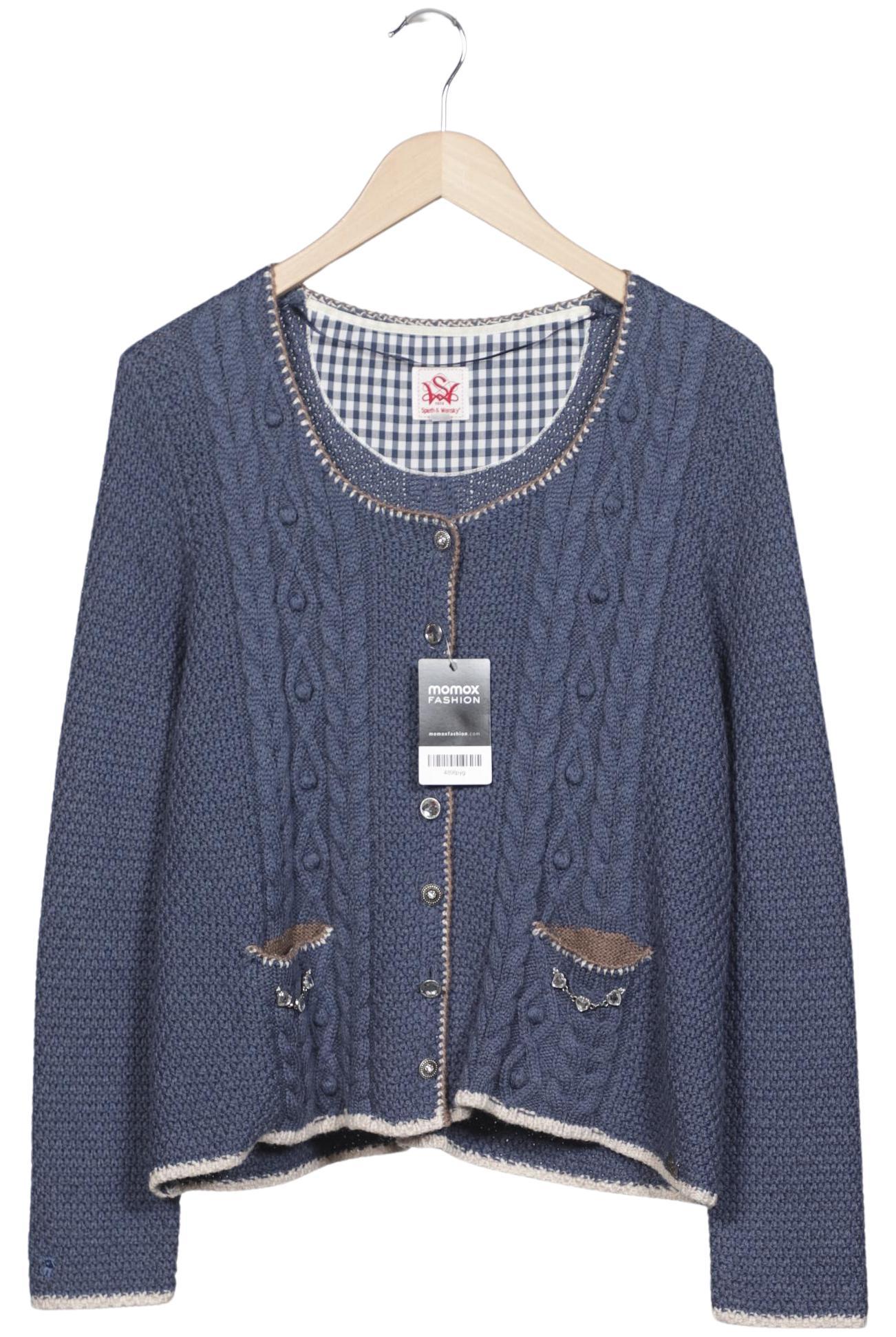 

Spieth Wensky Damen Strickjacke, blau, Gr. 44