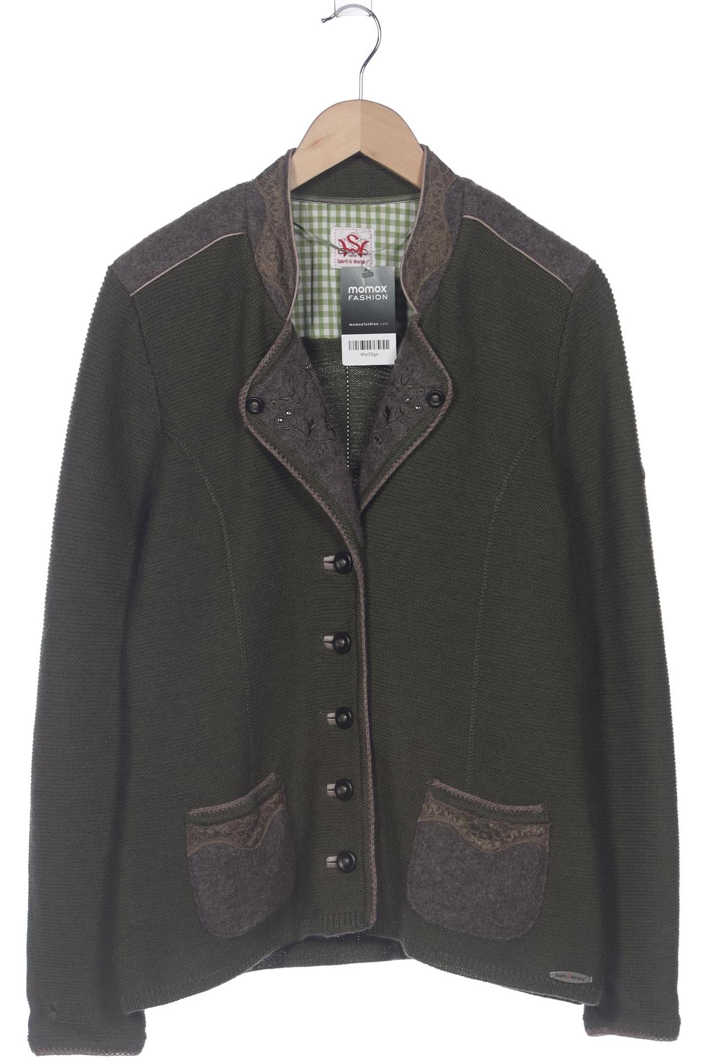 

Spieth Wensky Damen Strickjacke, grün, Gr. 44