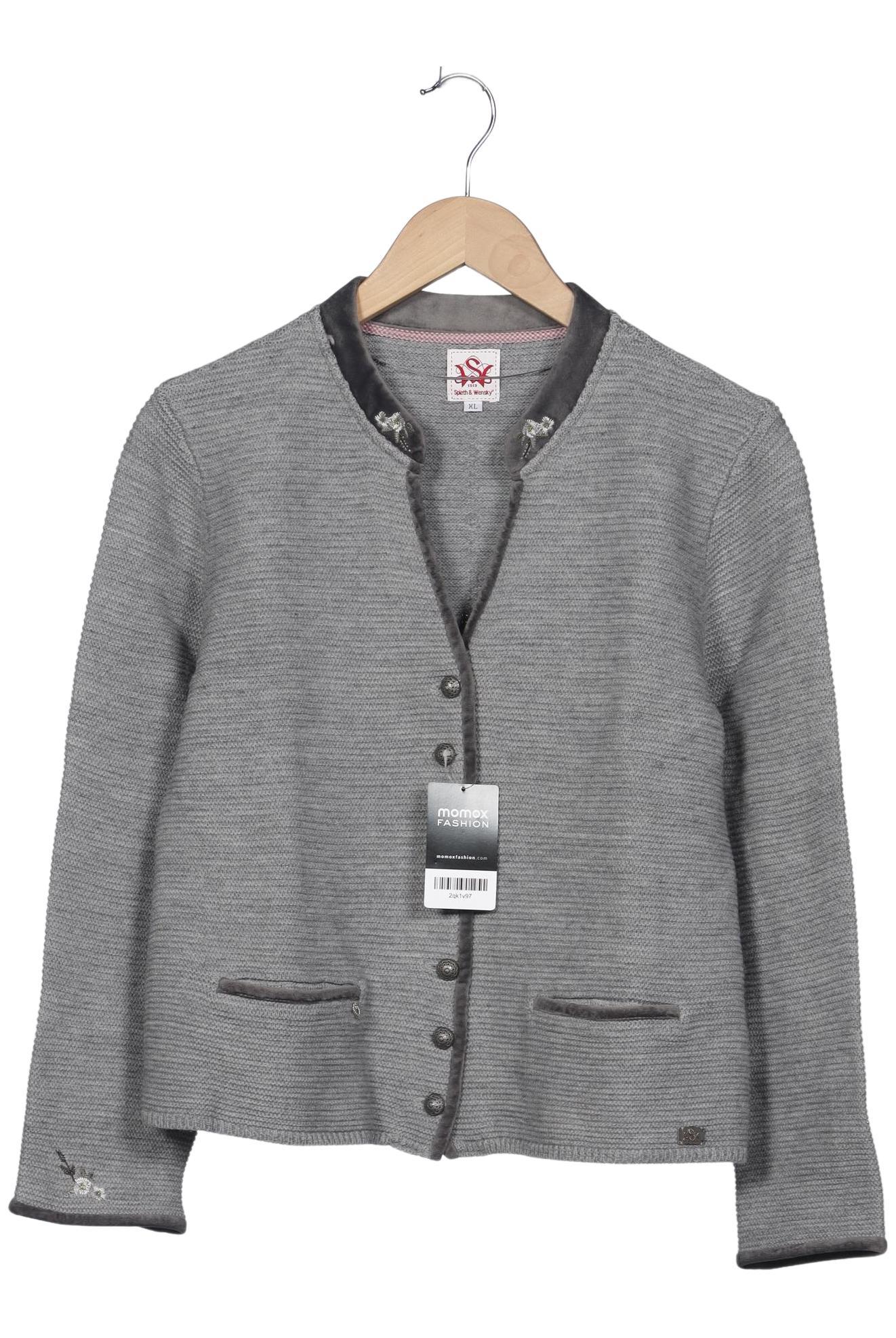 

Spieth Wensky Damen Strickjacke, grau, Gr. 44