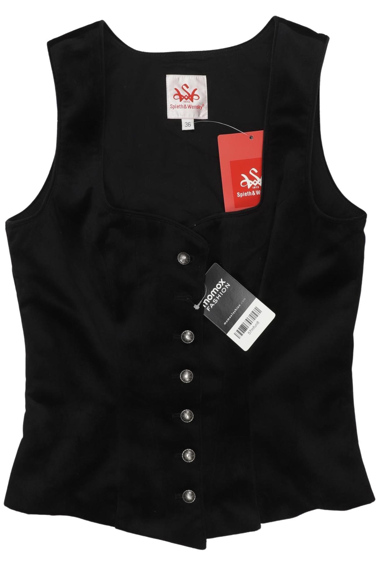 

Spieth Wensky Damen Weste, schwarz, Gr. 36