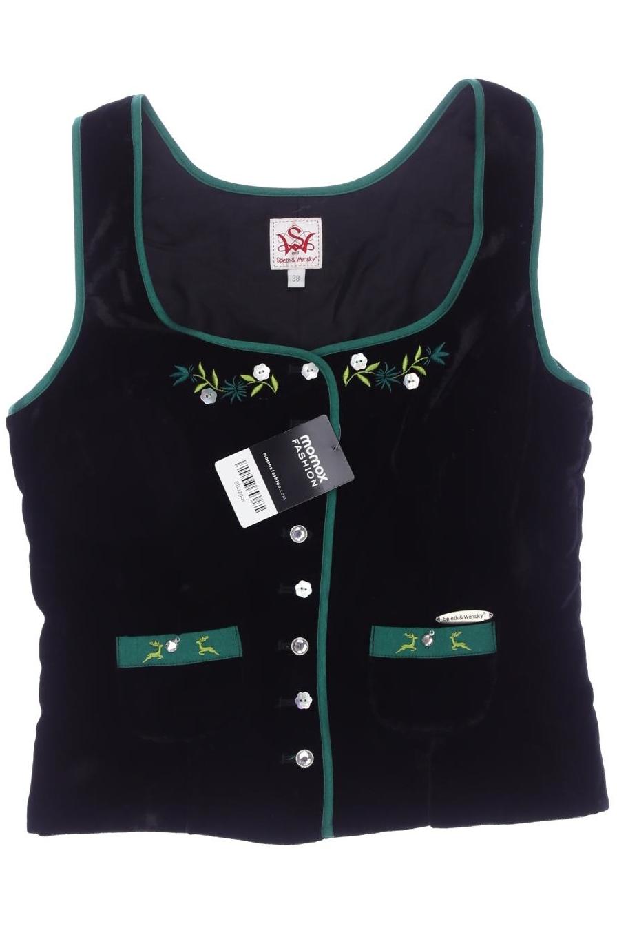

Spieth Wensky Damen Weste, schwarz, Gr. 38