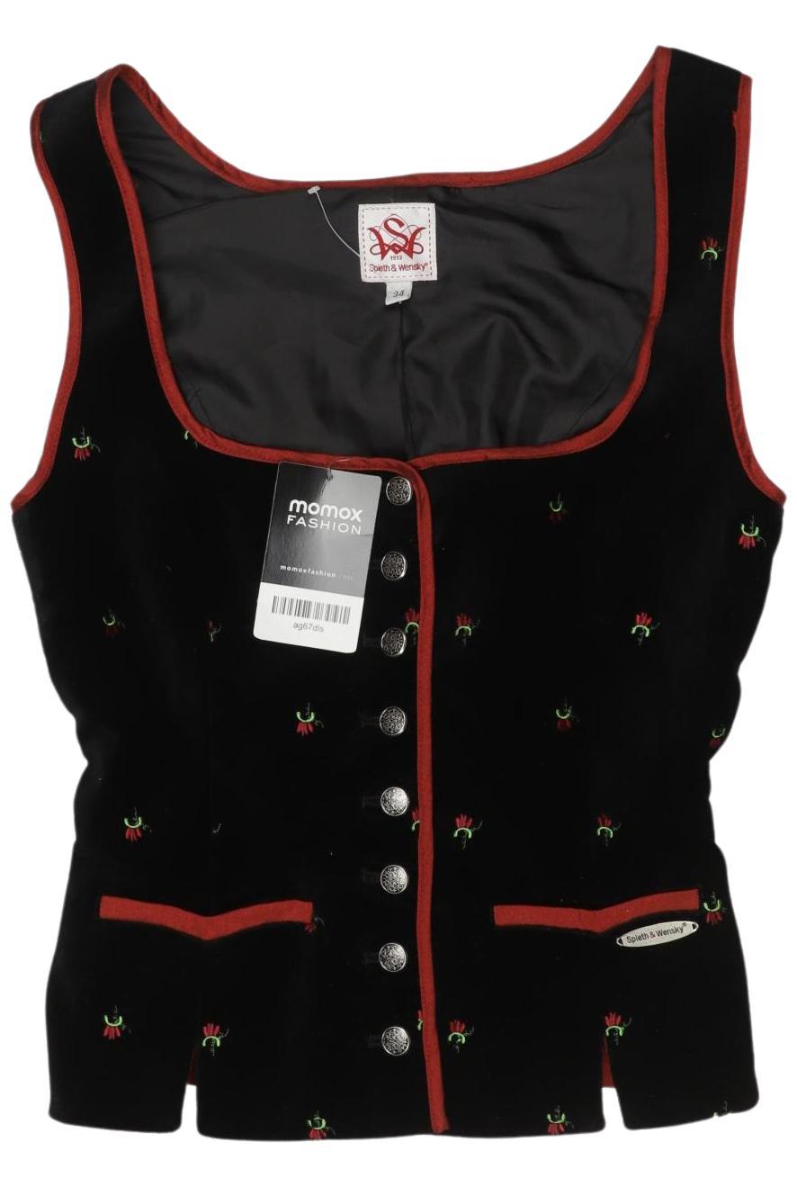 

Spieth Wensky Damen Weste, schwarz, Gr. 34