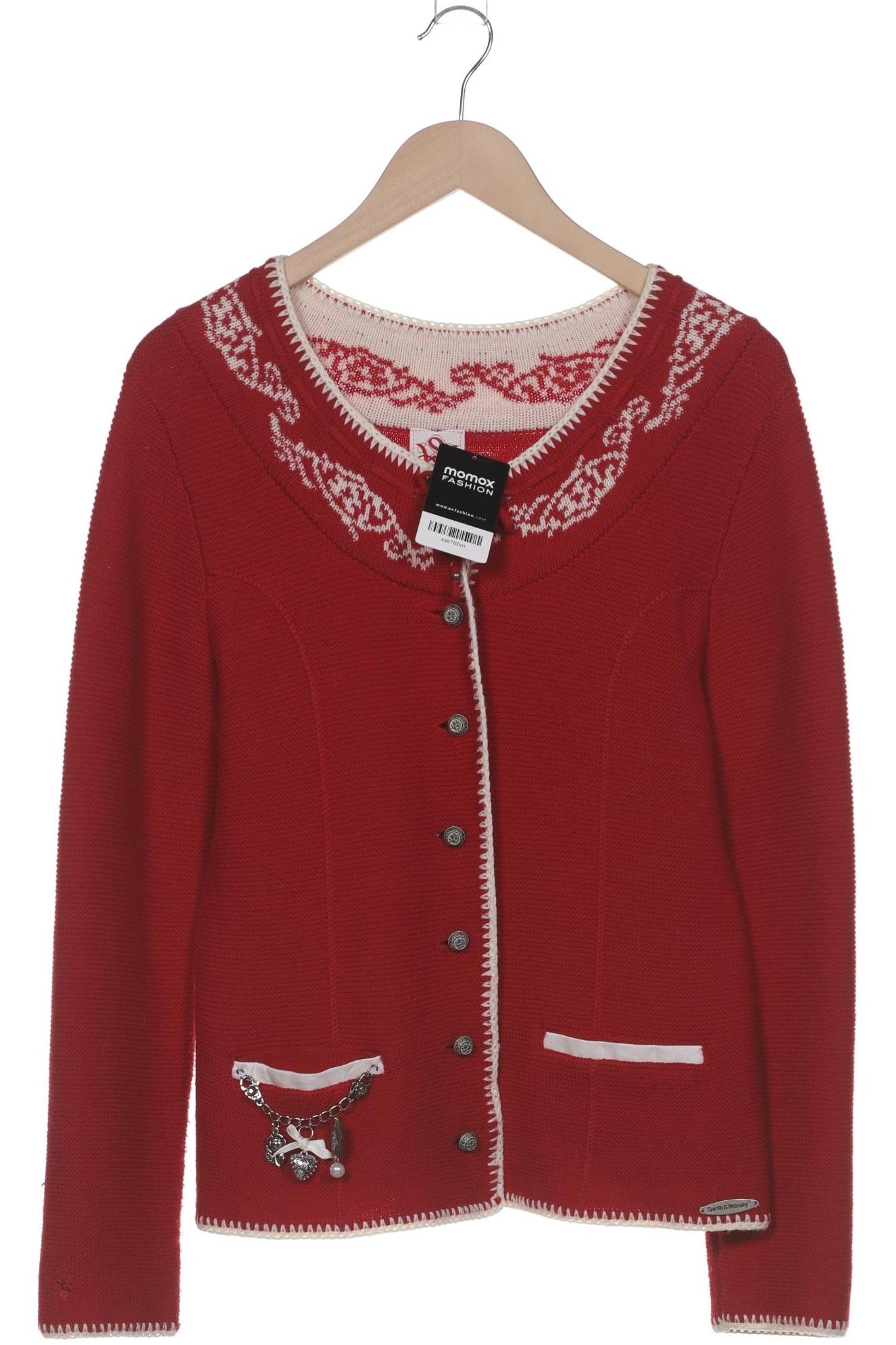 

Spieth Wensky Damen Strickjacke, rot, Gr. 42