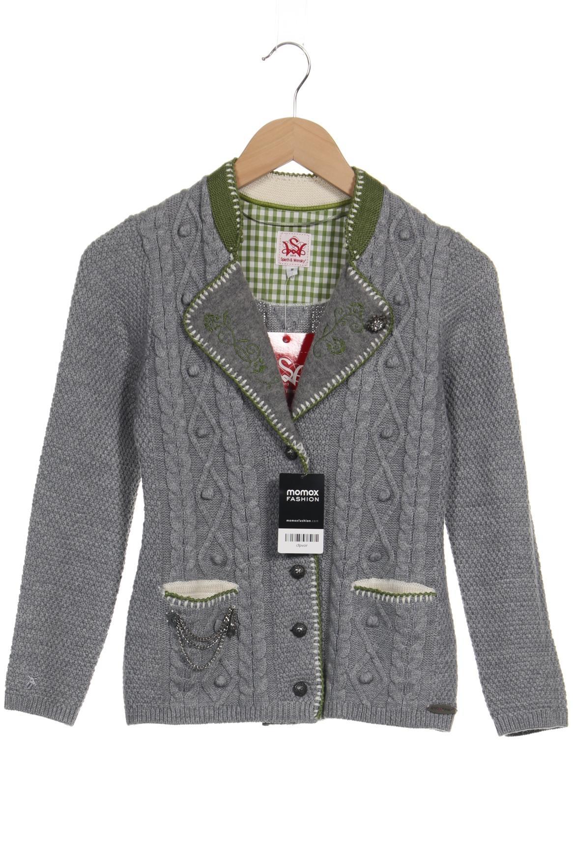 

Spieth Wensky Damen Strickjacke, grau, Gr. 36