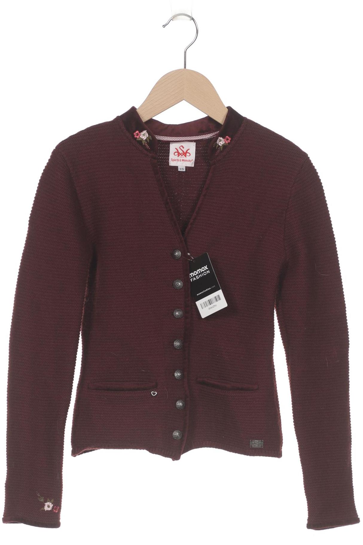 

Spieth Wensky Damen Strickjacke, bordeaux, Gr. 34