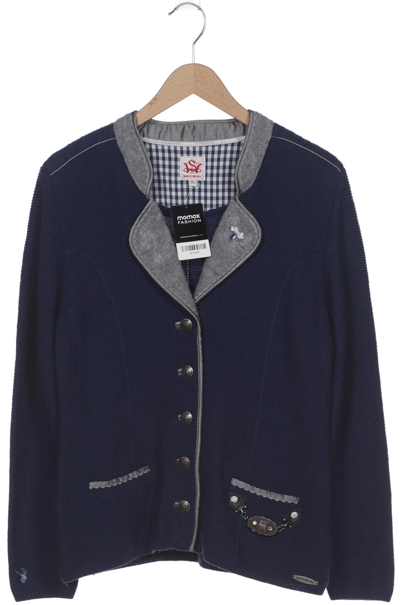 

Spieth Wensky Damen Strickjacke, marineblau, Gr. 44