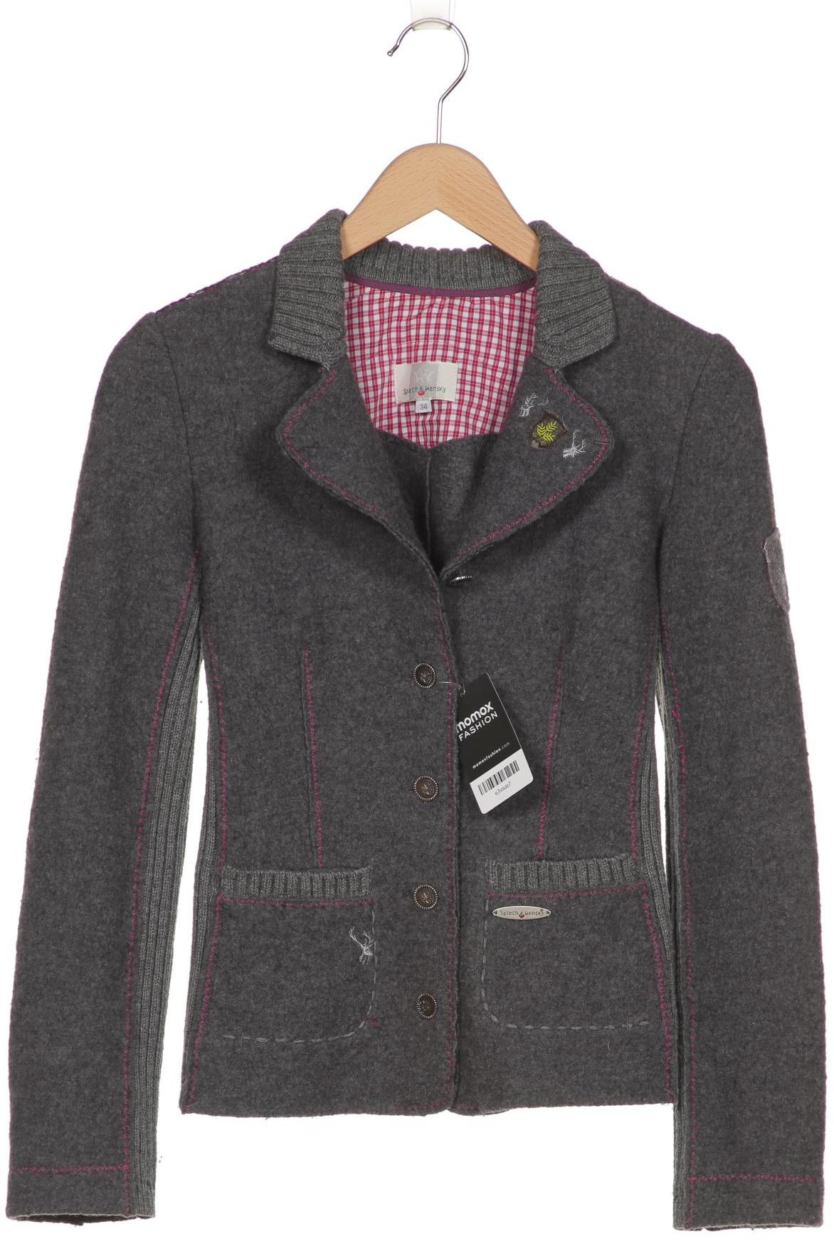 

Spieth Wensky Damen Strickjacke, grau, Gr. 34