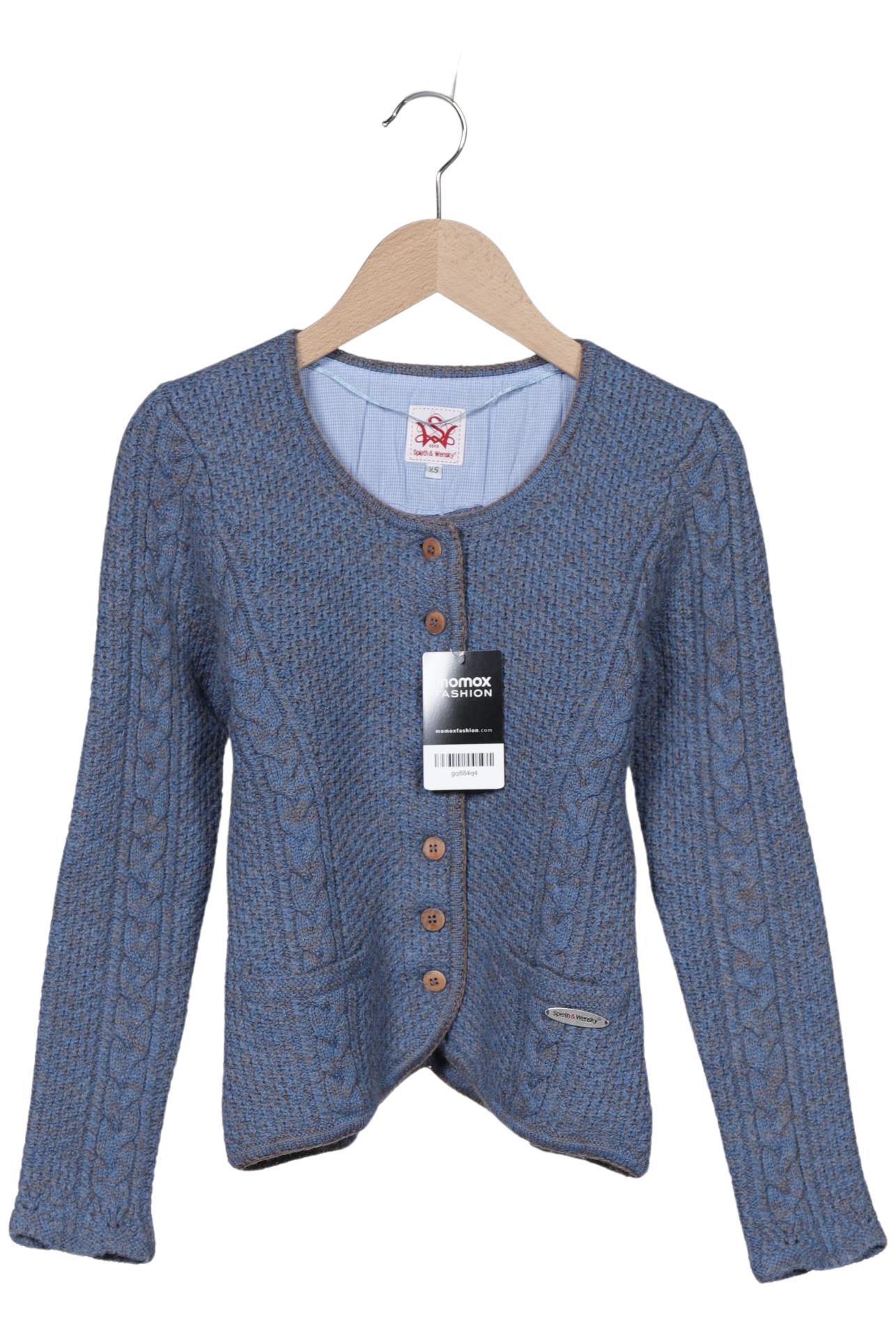

Spieth Wensky Damen Strickjacke, blau, Gr. 34