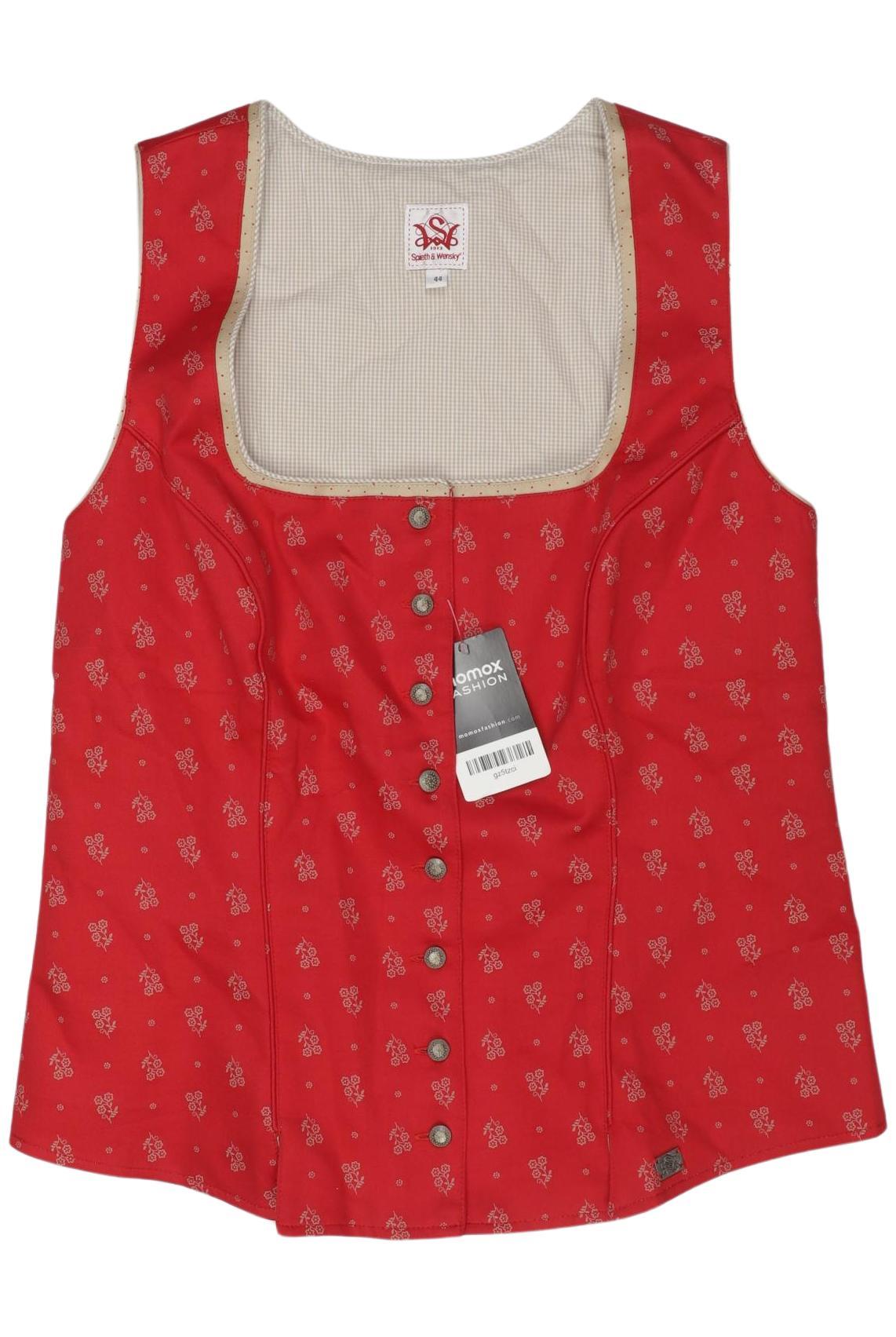 

Spieth Wensky Damen Weste, rot, Gr. 44