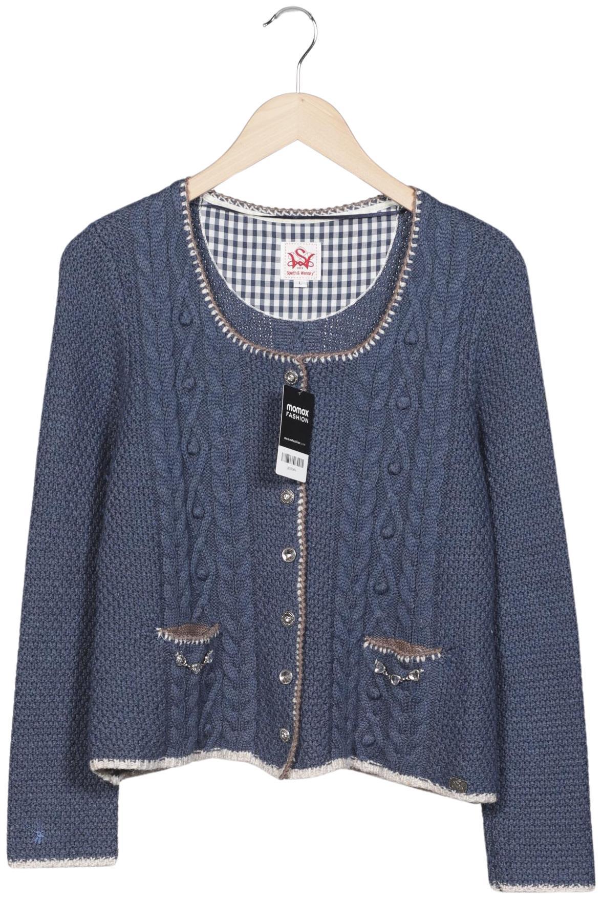 

Spieth Wensky Damen Strickjacke, blau, Gr. 42