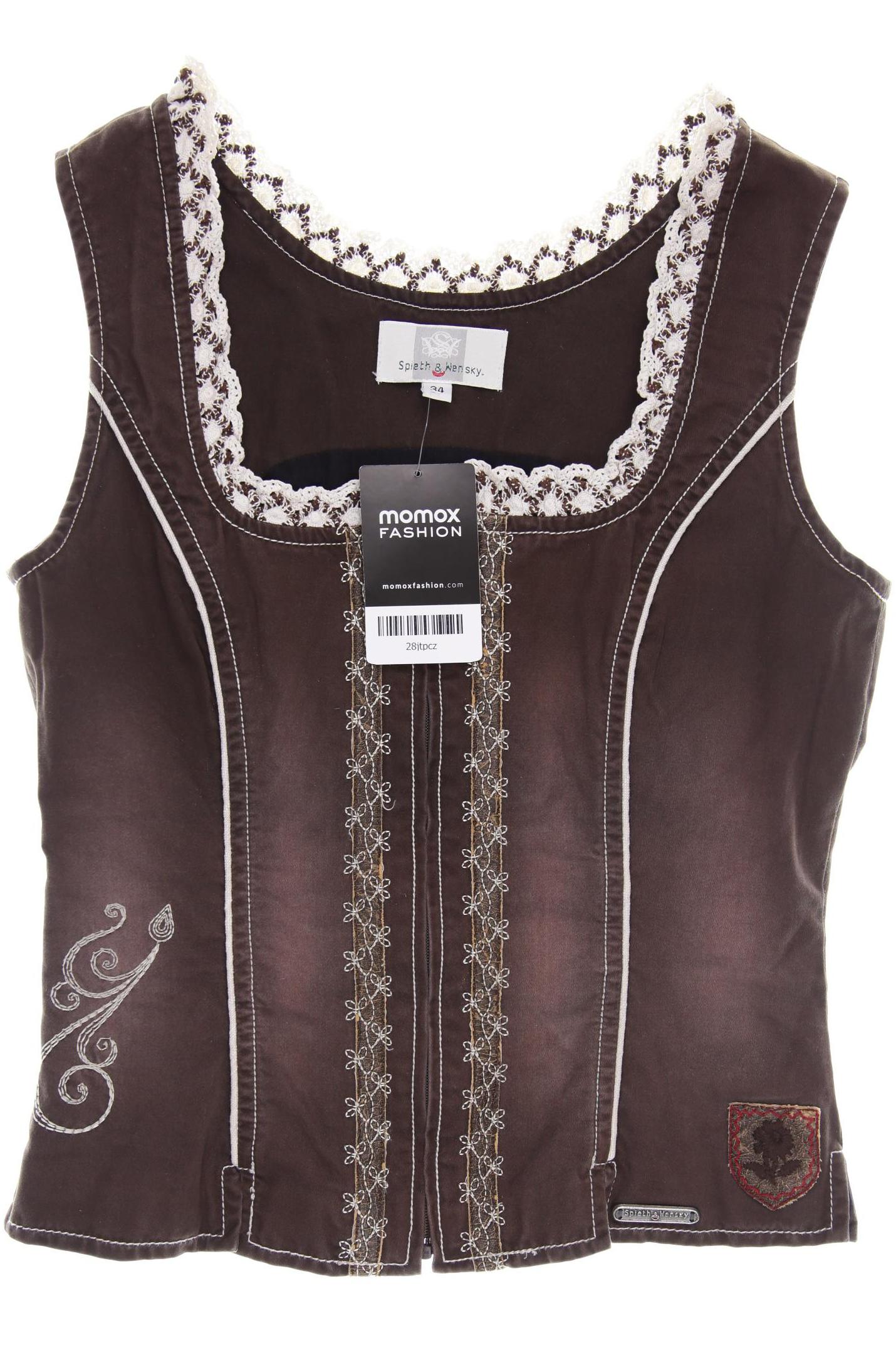 

Spieth Wensky Damen Weste, braun, Gr. 34