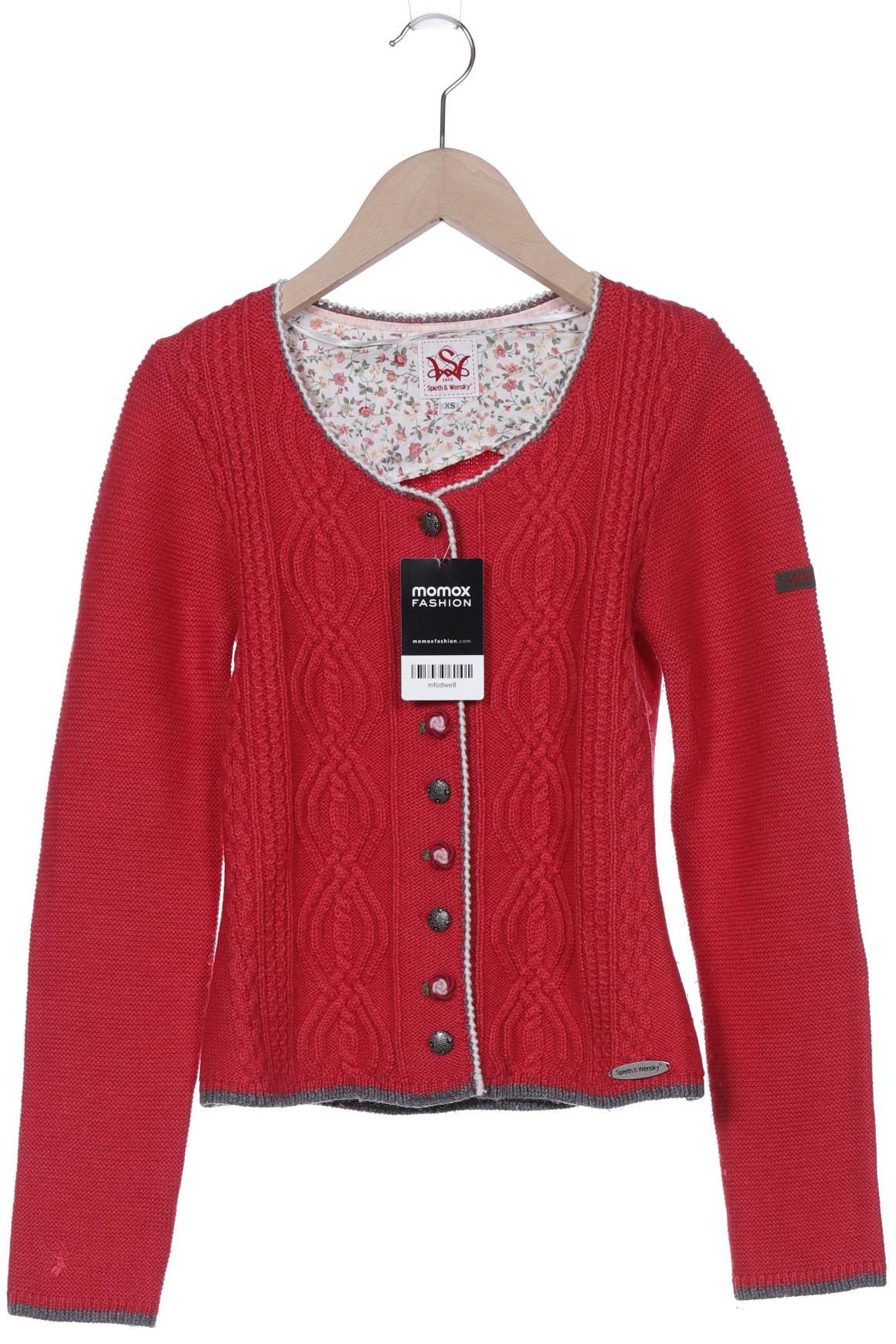 

Spieth Wensky Damen Strickjacke, rot, Gr. 34