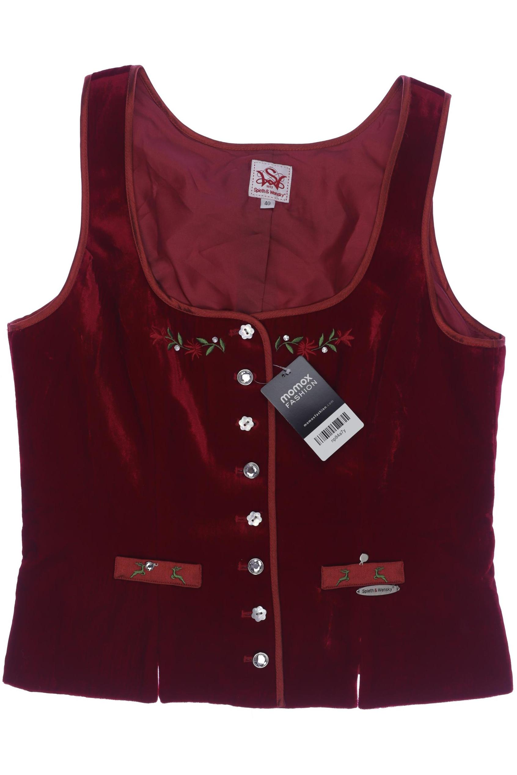 

Spieth Wensky Damen Weste, rot, Gr. 40