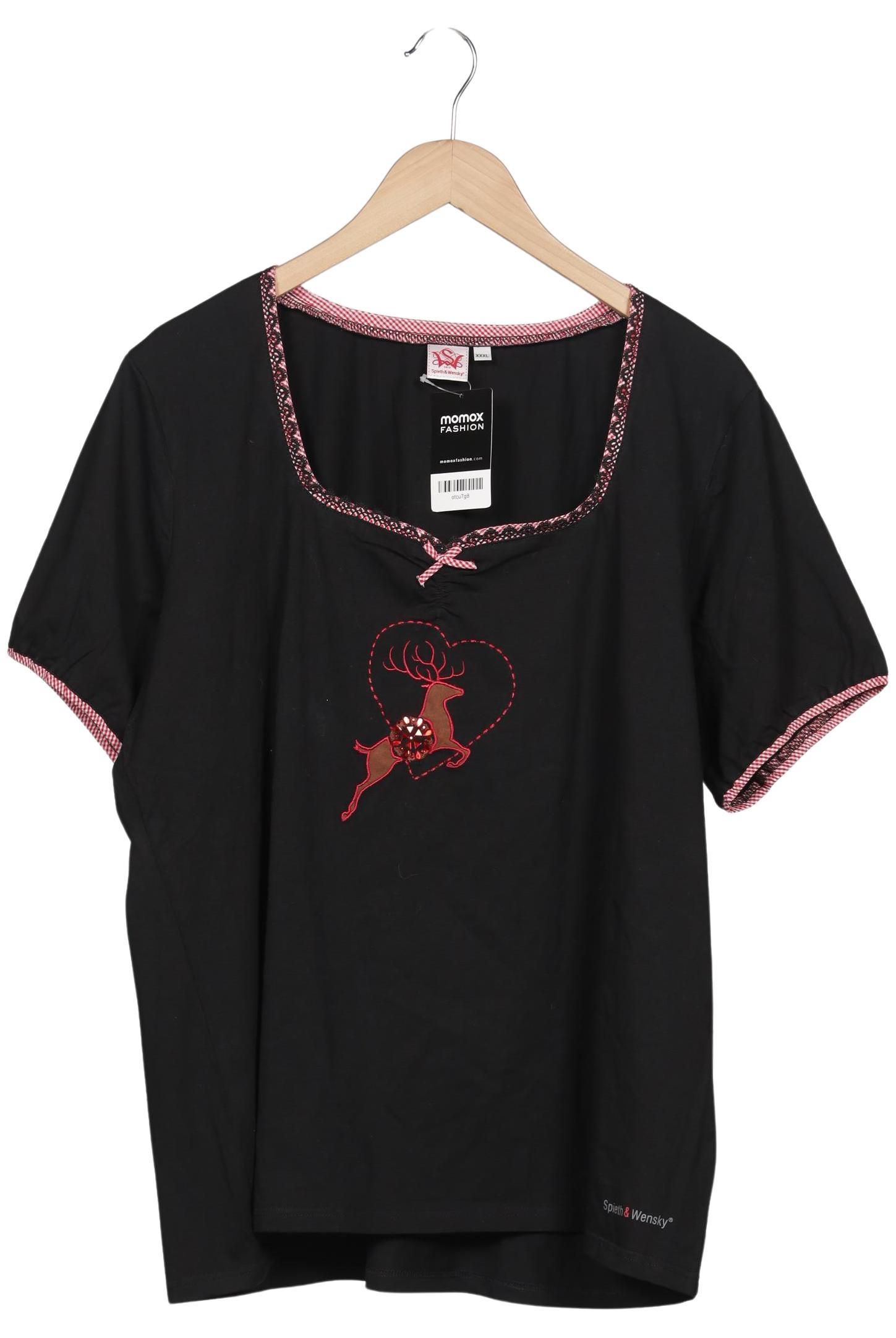 

Spieth Wensky Damen T-Shirt, schwarz, Gr. 48