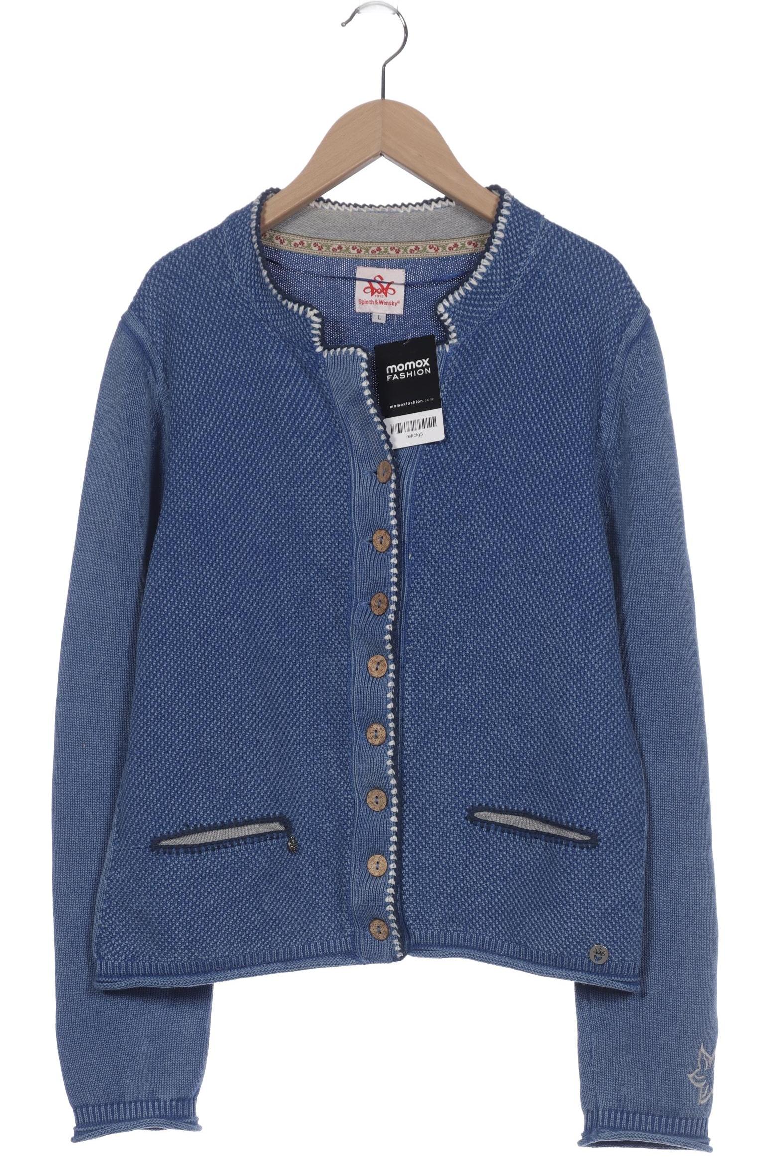 

Spieth Wensky Damen Strickjacke, blau, Gr. 42