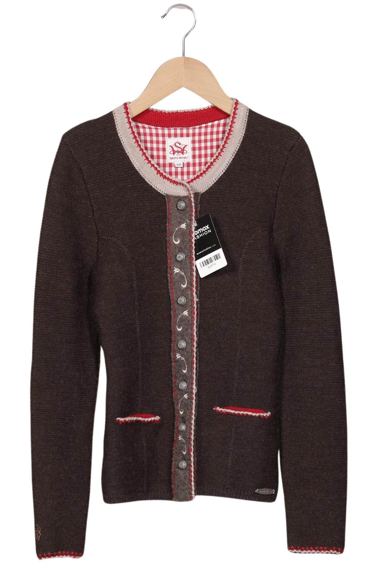 

Spieth Wensky Damen Strickjacke, braun, Gr. 34