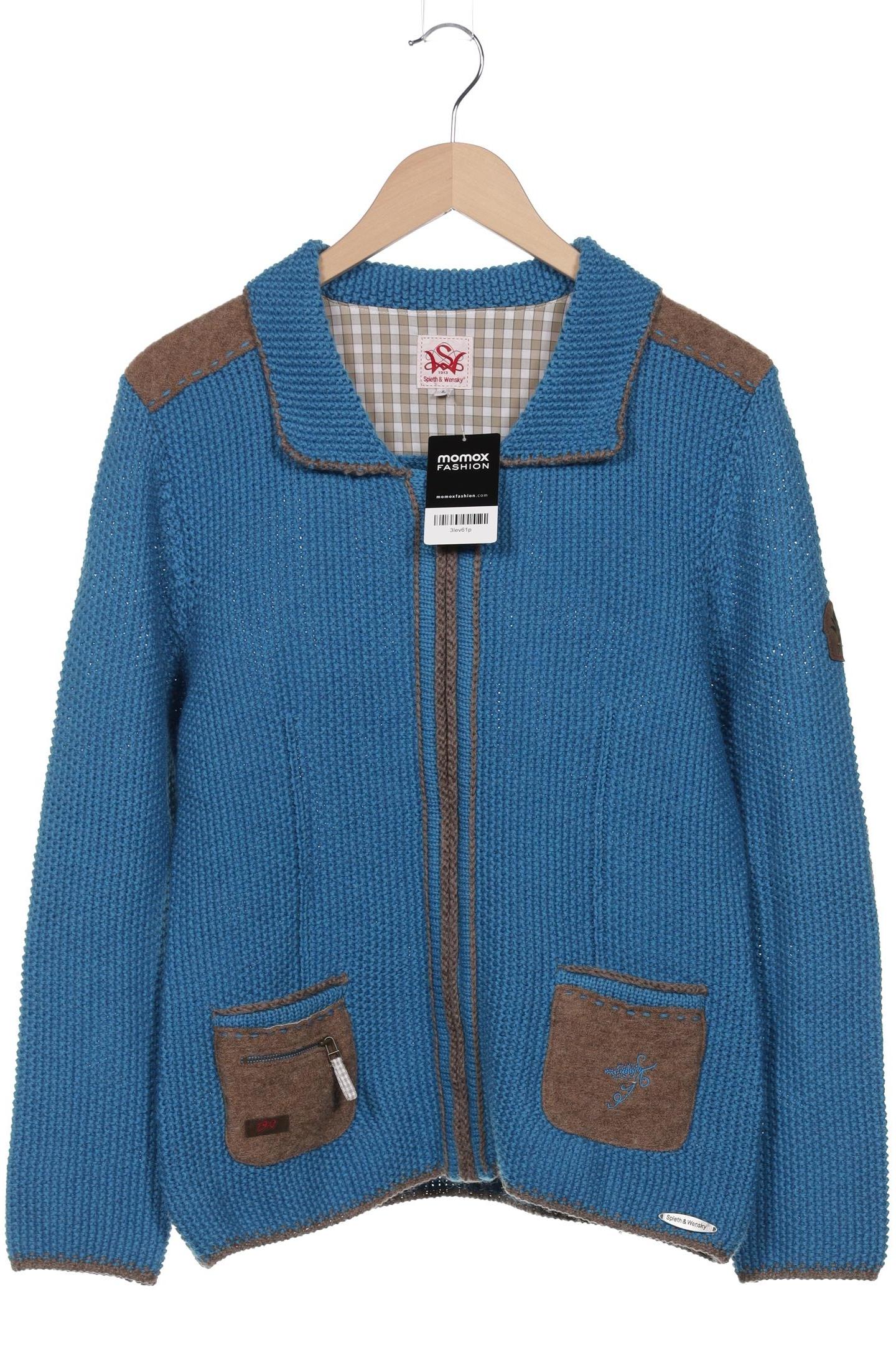 

Spieth Wensky Damen Strickjacke, blau, Gr. 42