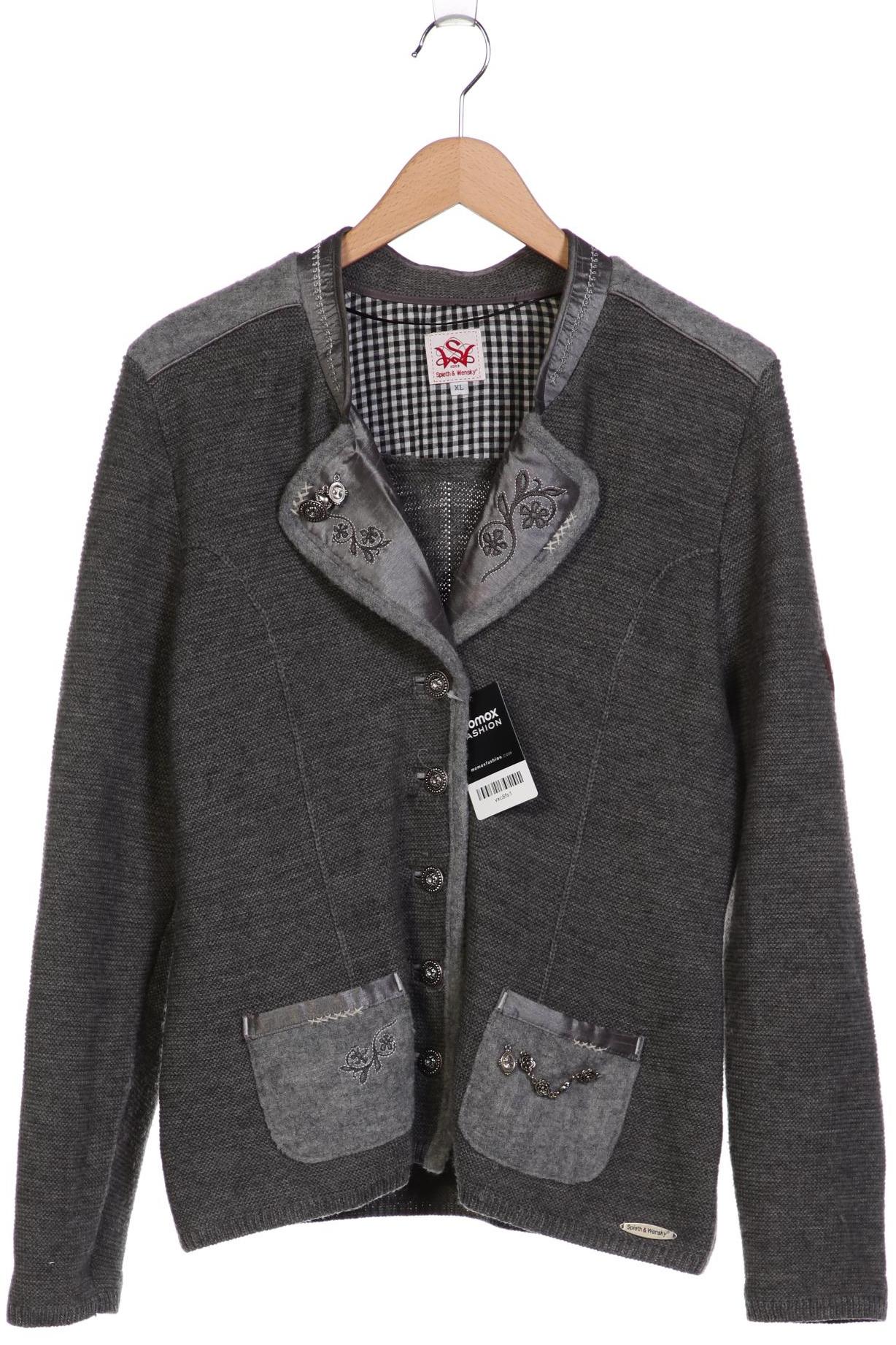 

Spieth Wensky Damen Strickjacke, grau, Gr. 44