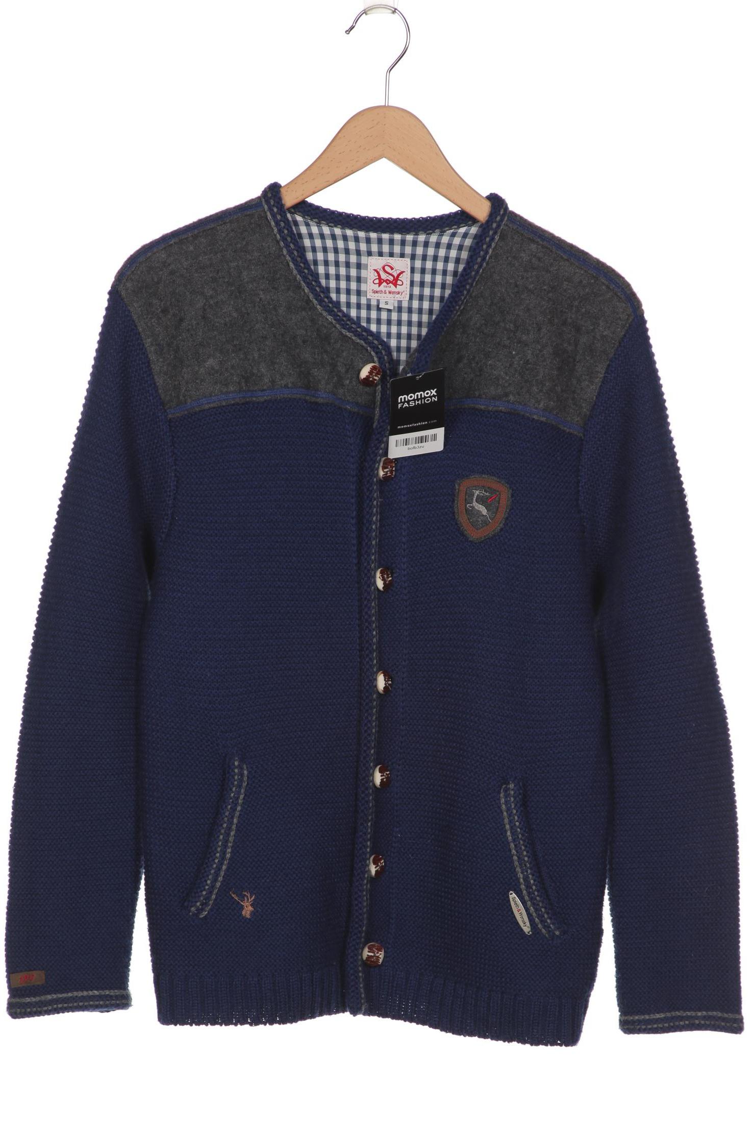 

Spieth & Wensky Herren Strickjacke, marineblau