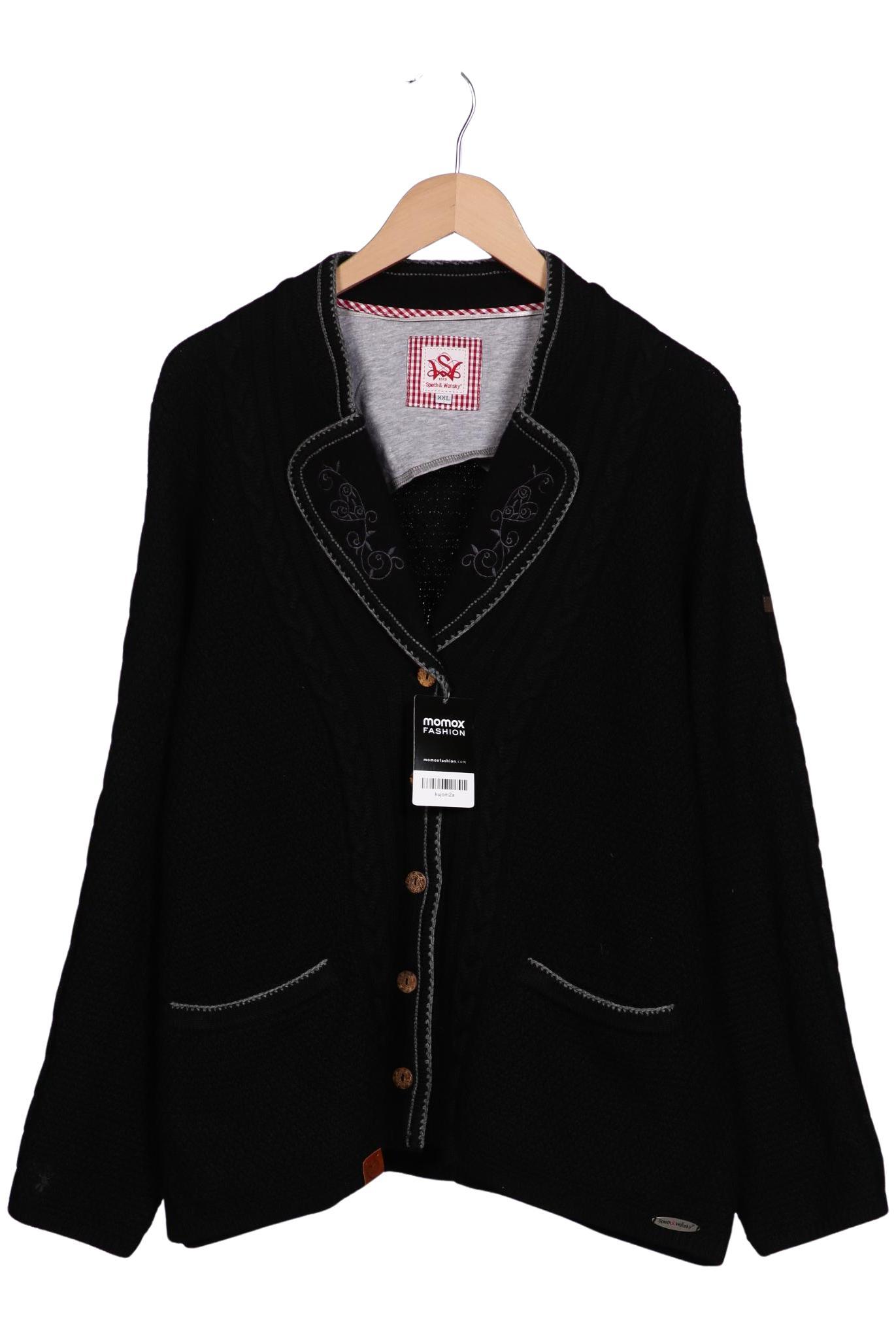 

Spieth Wensky Herren Strickjacke, schwarz, Gr. 56