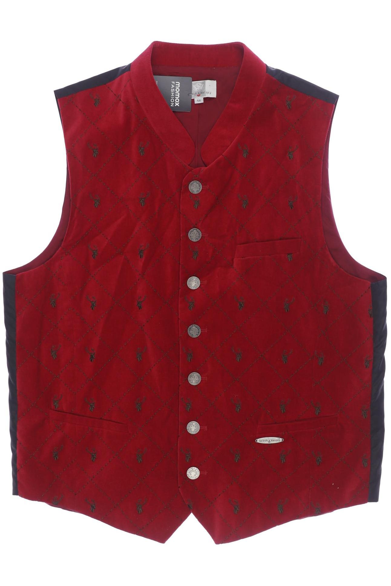 

Spieth Wensky Herren Weste, rot, Gr. 54